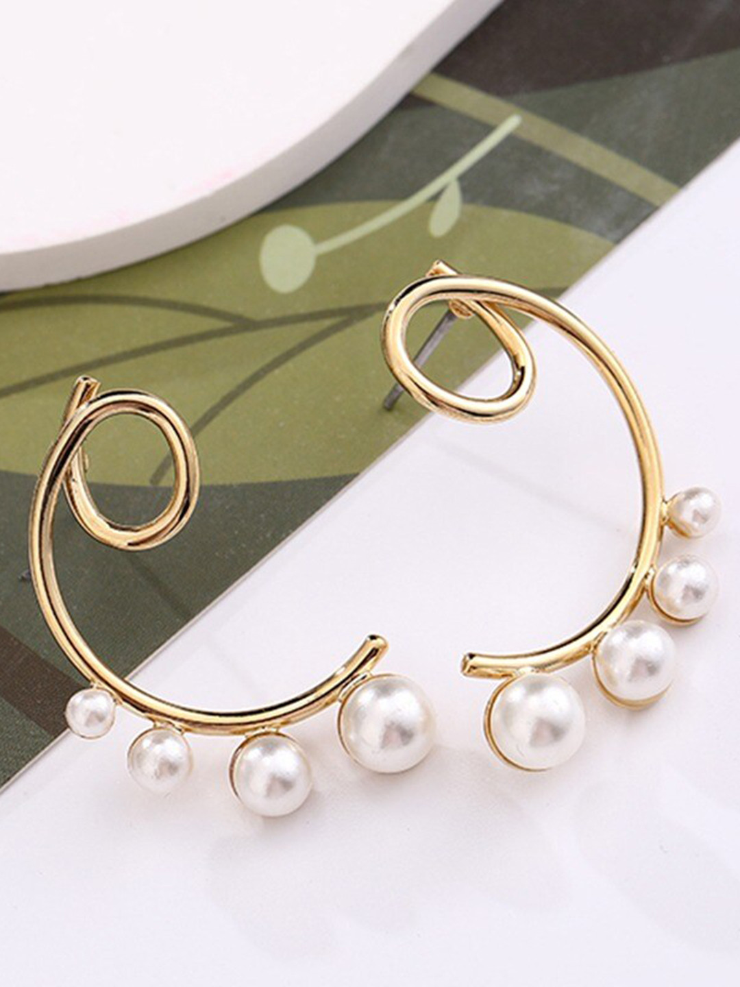 Buy VIEN Contemporary Ear Cuff Earrings Earrings for Women 24385168