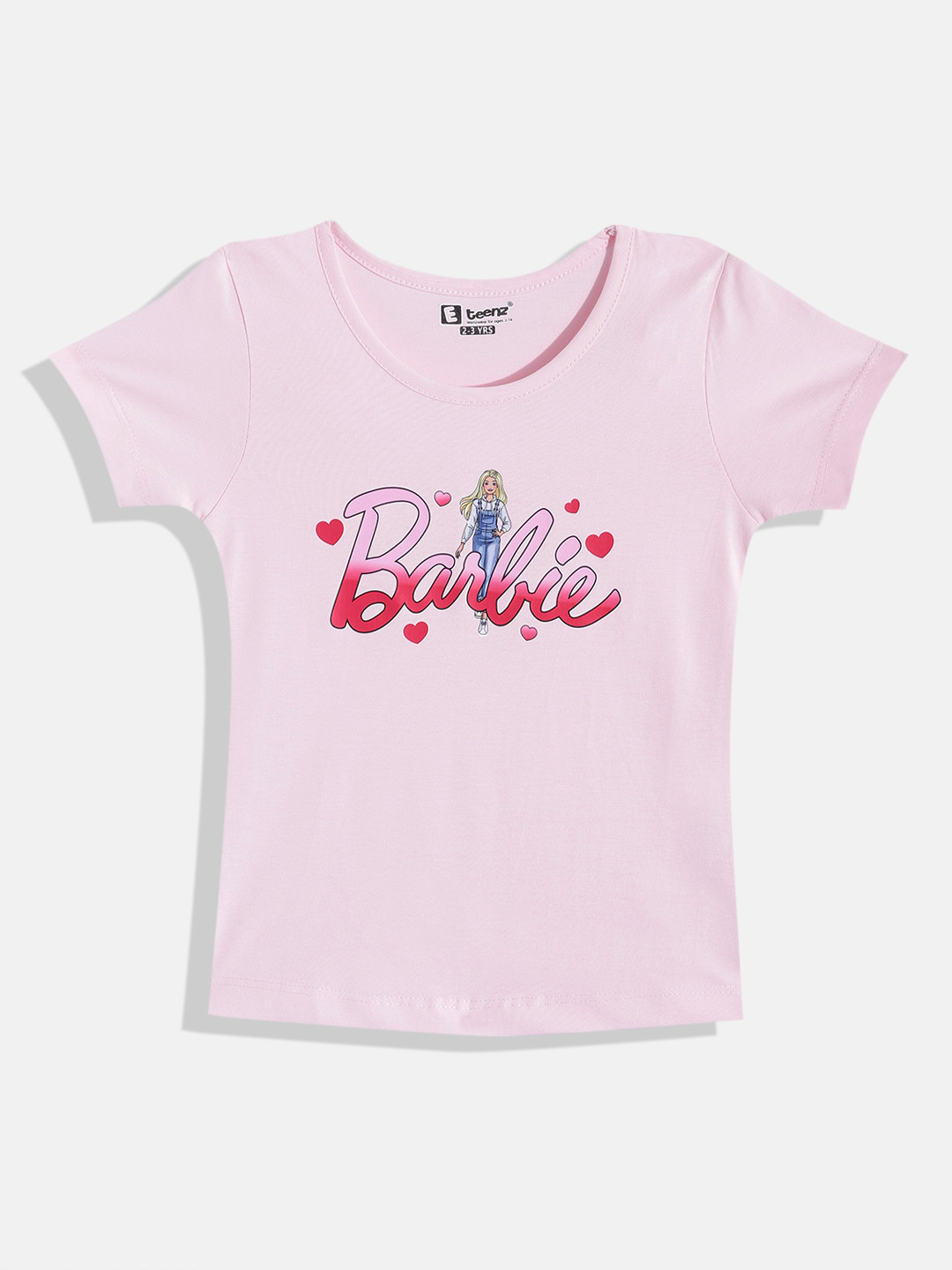 Buy Eteenz Girls Barbie Printed Premium Cotton T Shirt - Tshirts for Girls 24387150 | Myntra