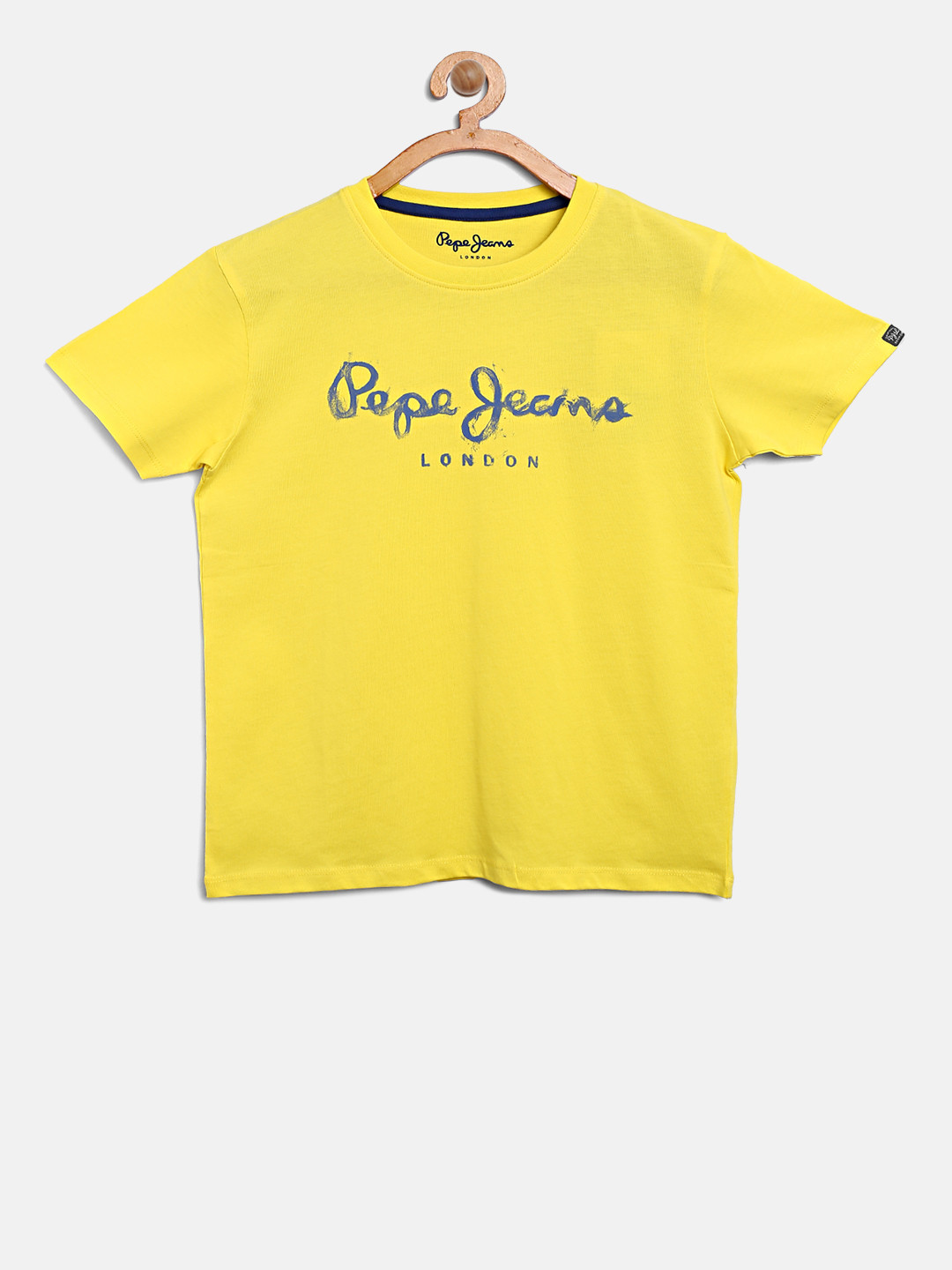 Buy Pepe Jeans Boys Yellow Print Detail Round Neck T Shirt Tshirts