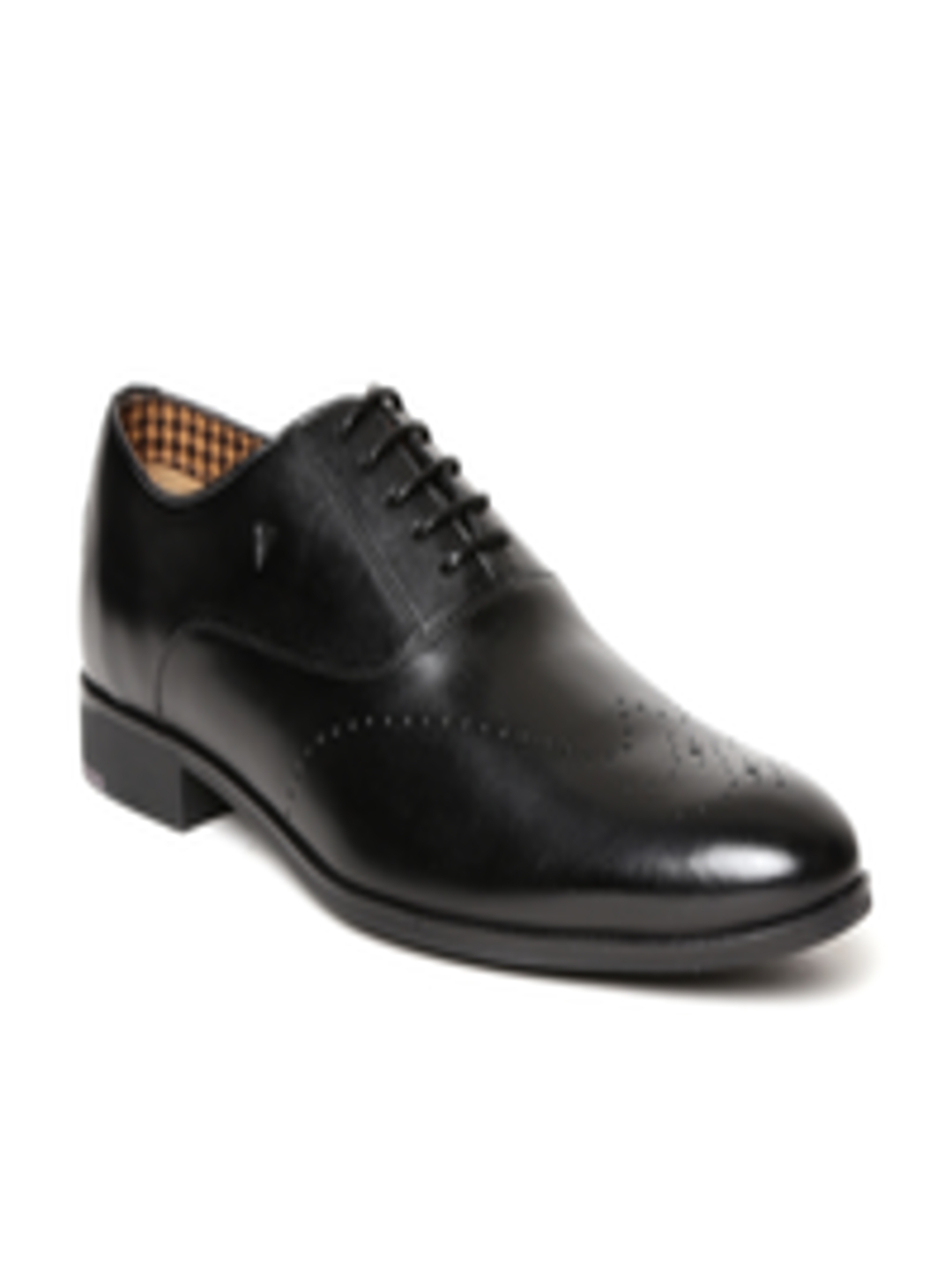Buy Van Heusen Men Black Leather Semiformal Oxfords - Formal Shoes for ...