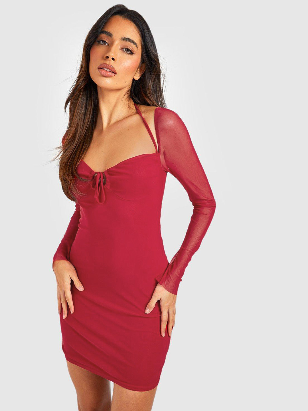 Buy Boohoo Sweetheart Neck Bodycon Mini Dress - Dresses for Women 