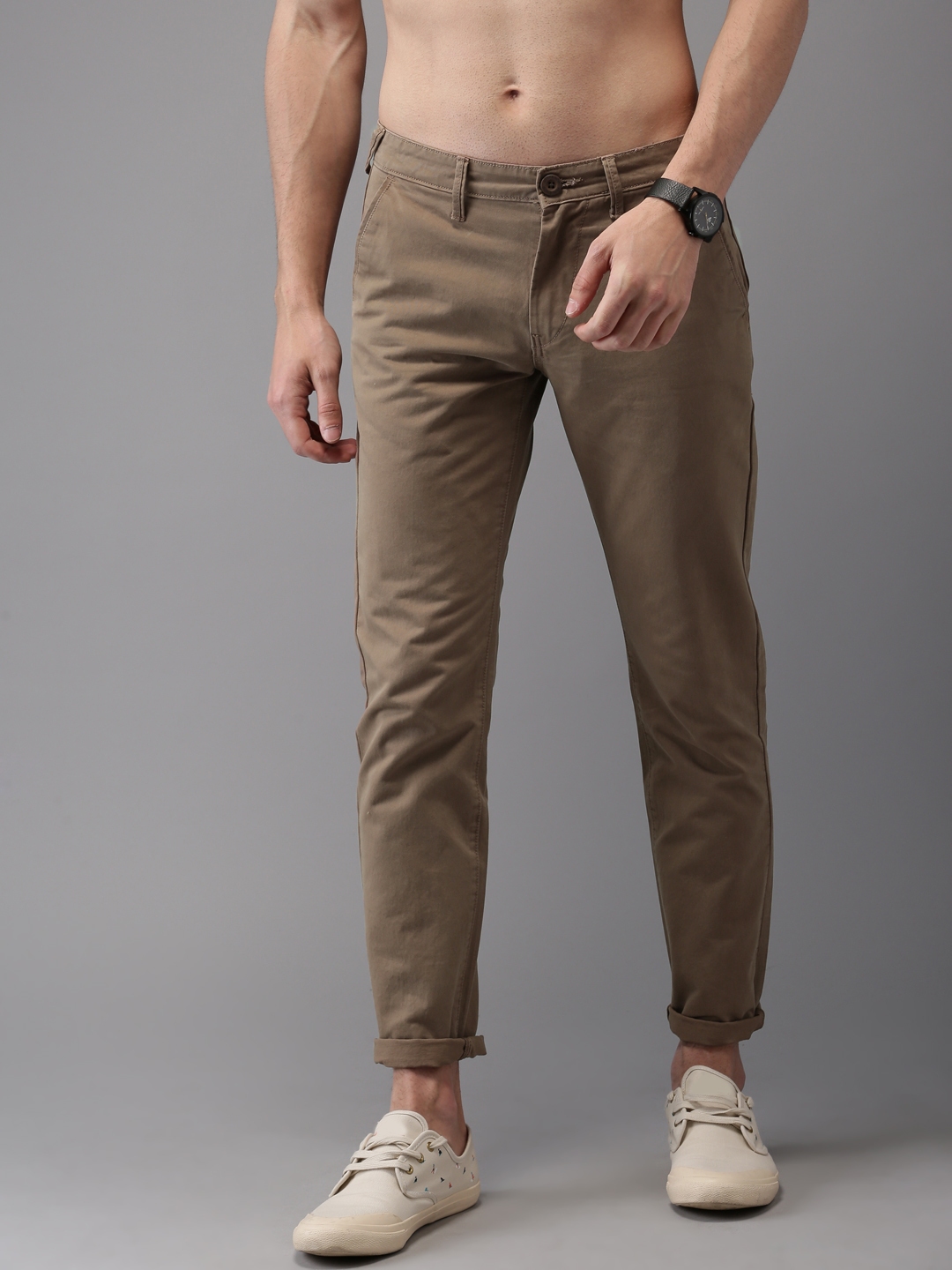brown chinos