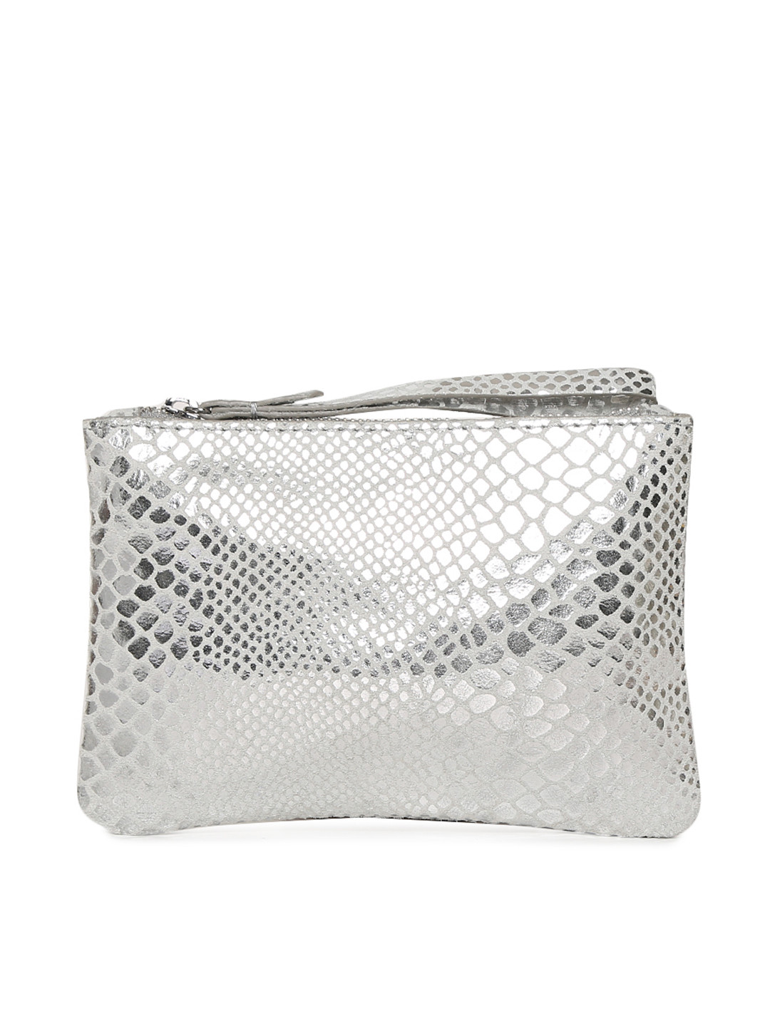Buy Accessorize Silver Toned Textured Purse Clutches for Women