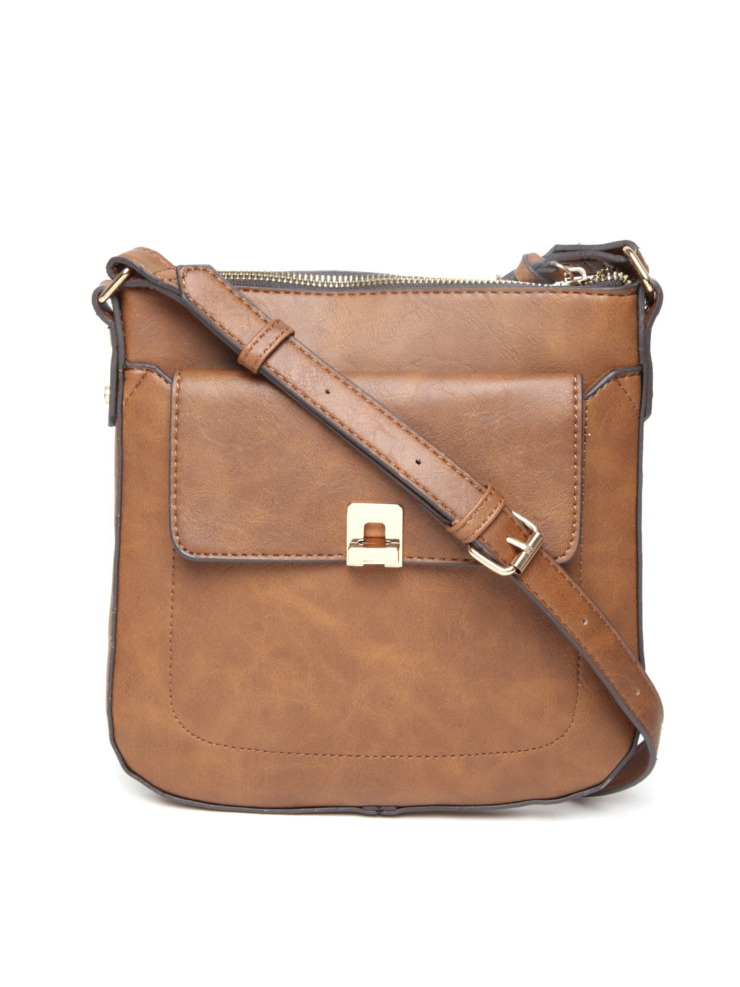 Buy Accessorize Brown Solid Sling Bag Handbags for Women 2441583 Myntra