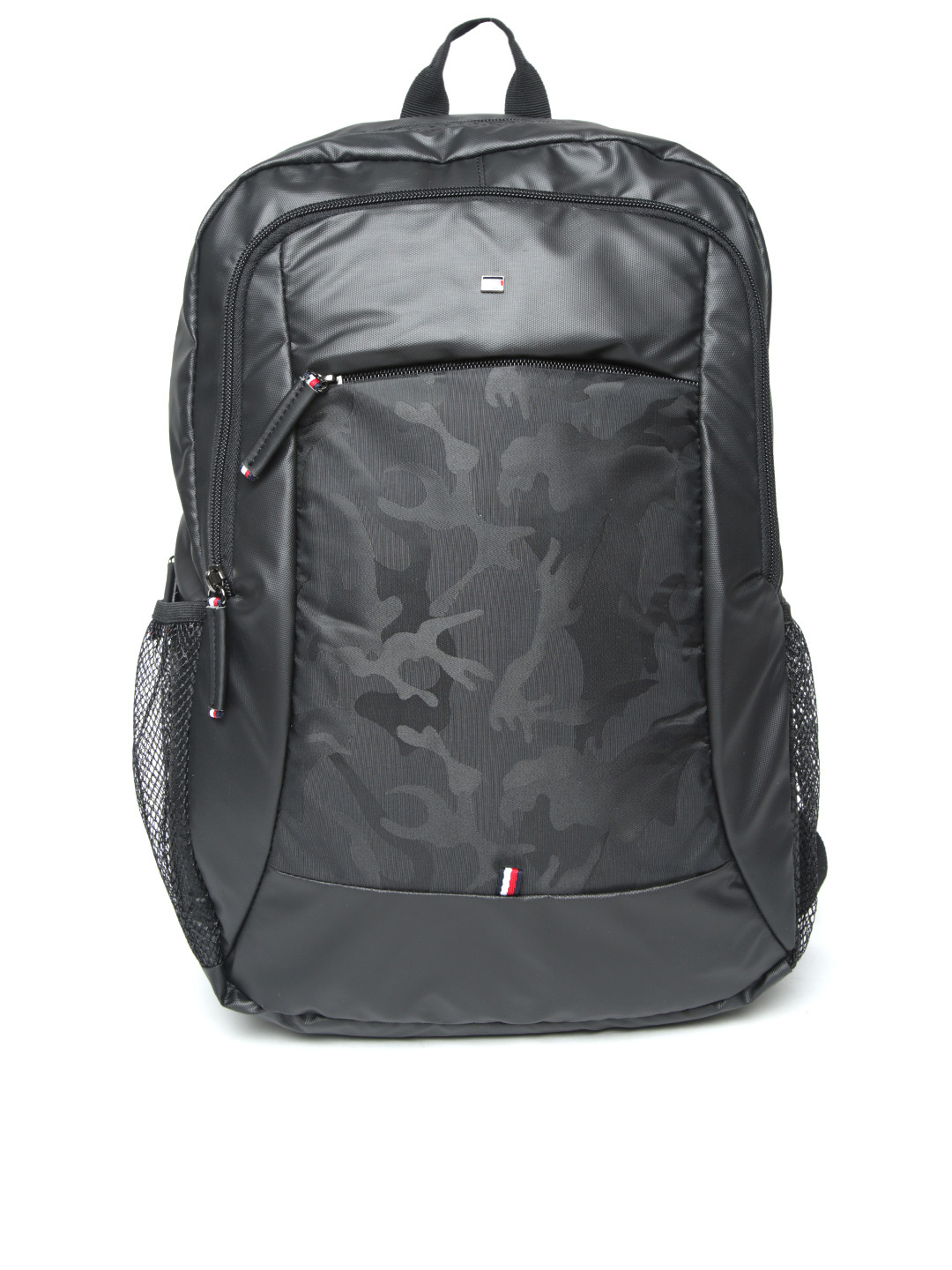 Buy Tommy Hilfiger Unisex Black Camouflage Print Laptop Backpack