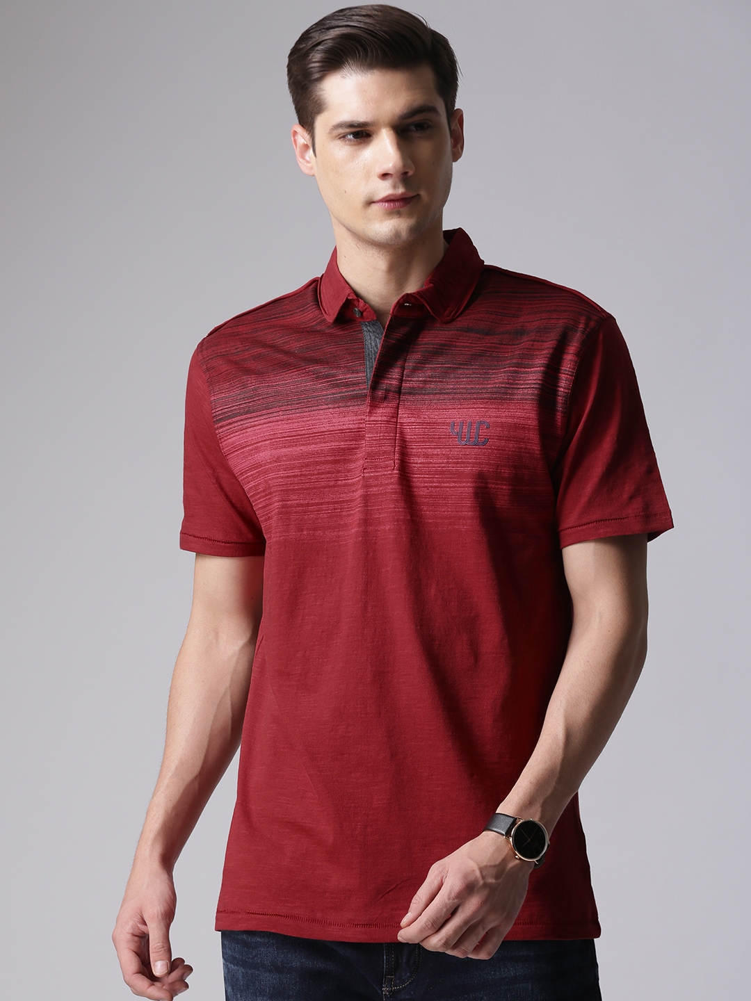 maroon polo shirt school