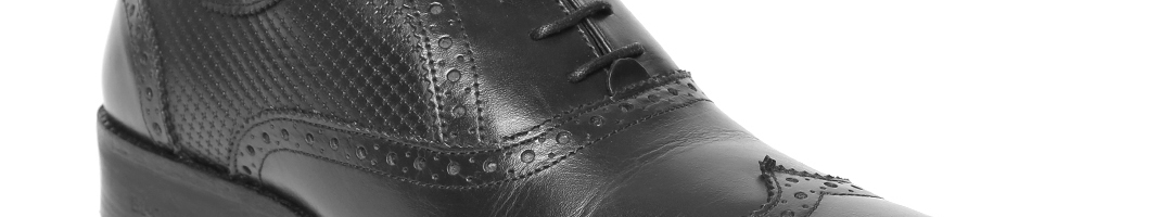 Buy Blackberrys Men Black Leather Semiformal Brogues - Formal Shoes for ...