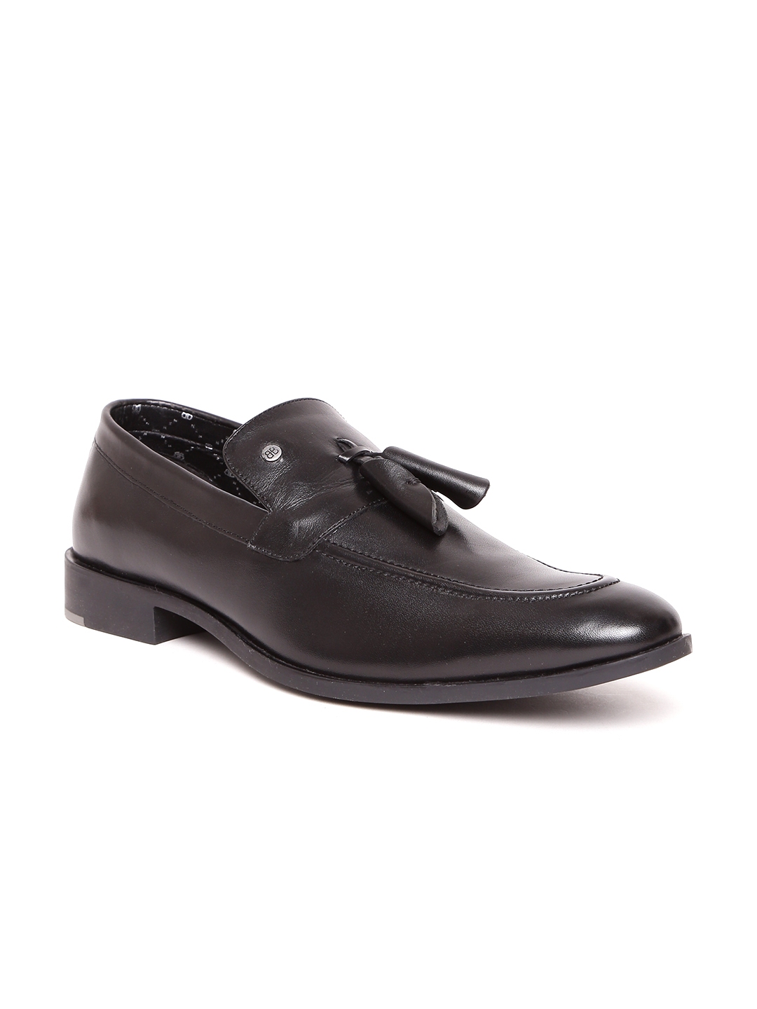 Buy Blackberrys Men Black Leather Semiformal Slip Ons - Formal Shoes ...
