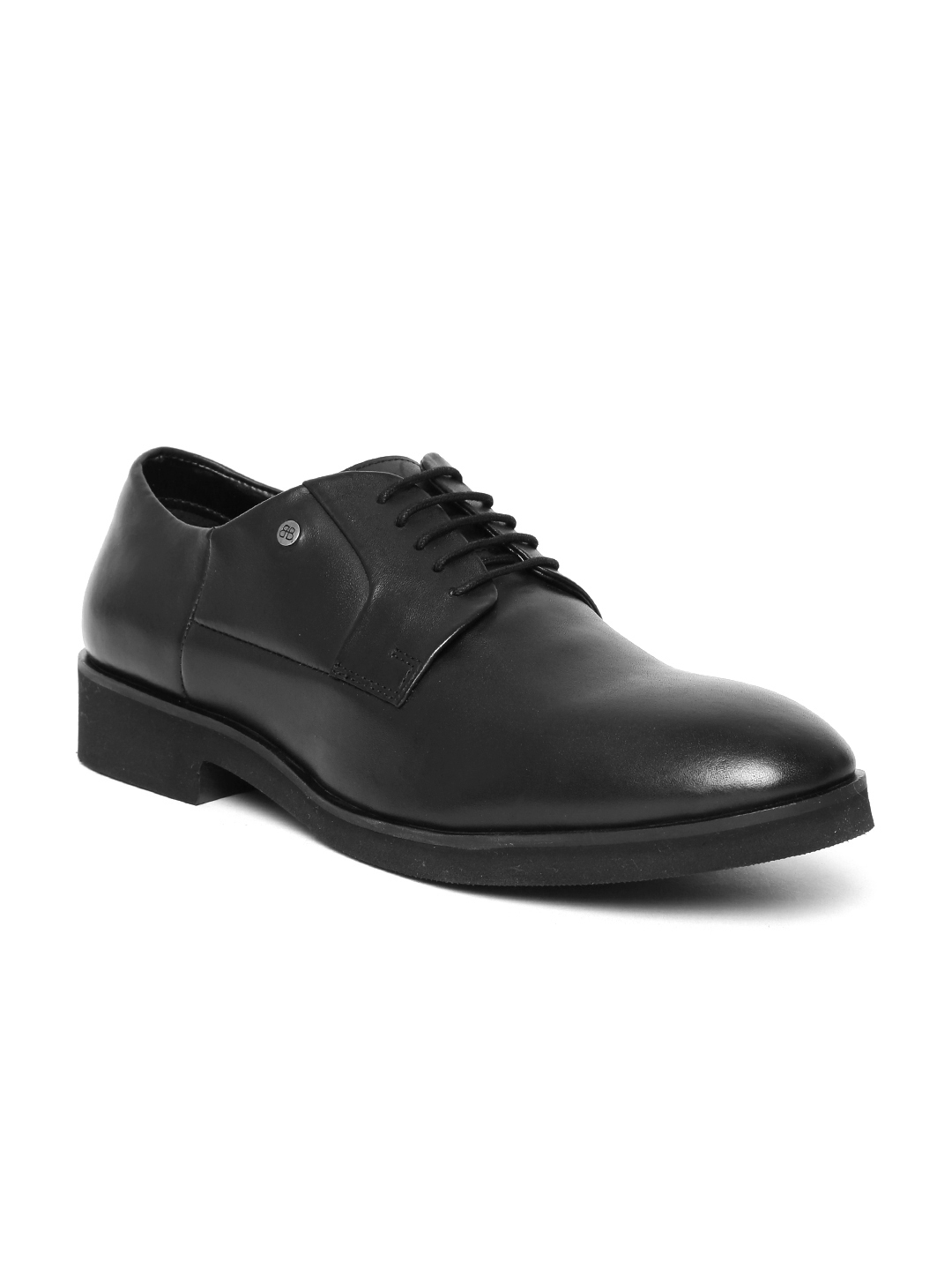 Buy Blackberrys Men Black Leather Formal Derbys - Formal Shoes for Men ...
