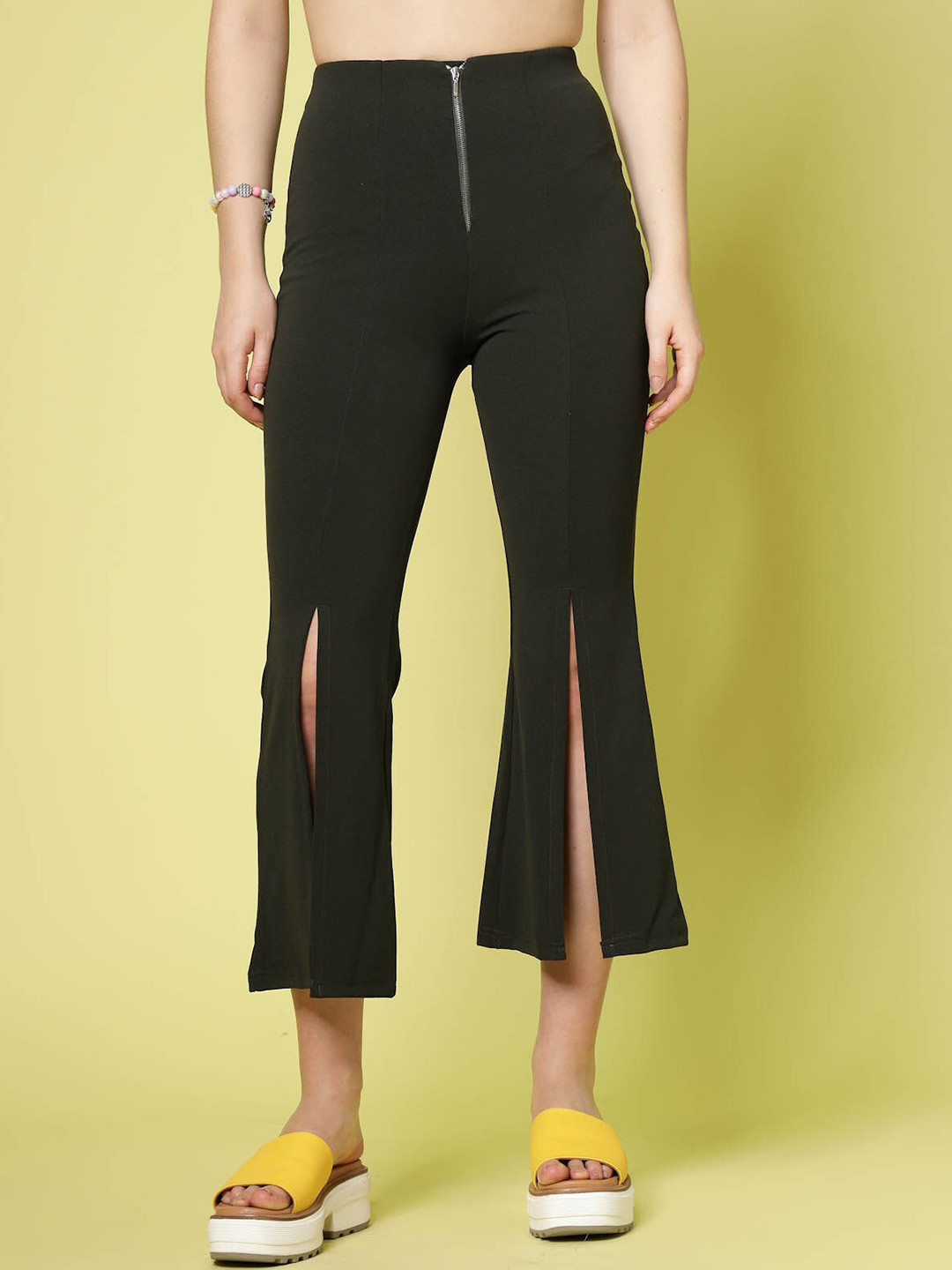 Women’s Formal Olive Bootcut Work Pants