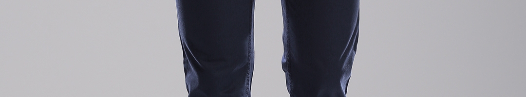 Buy Bossini Men Navy Slim Fit Solid Chinos - Trousers for Men 2443109 ...