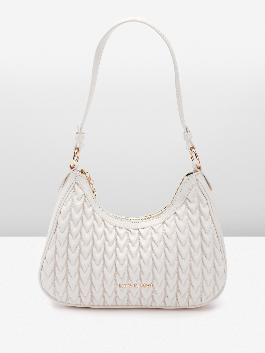 Lino Perros Oversized Structured Tote Bag with Quilted