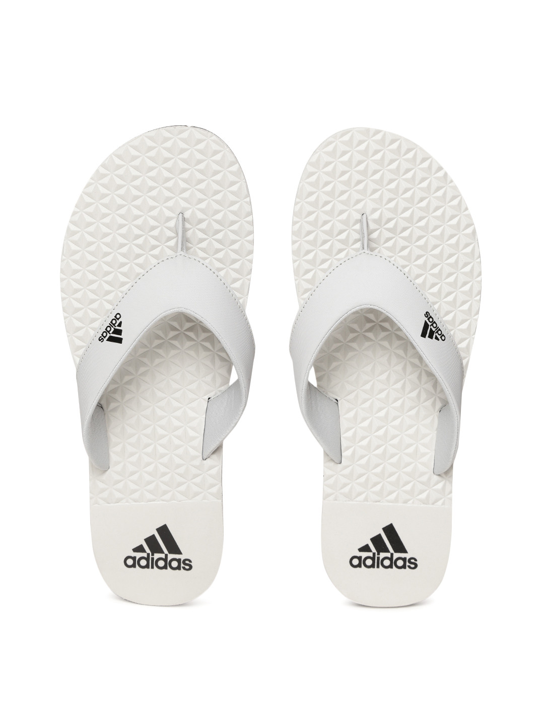 adidas flip flops grey