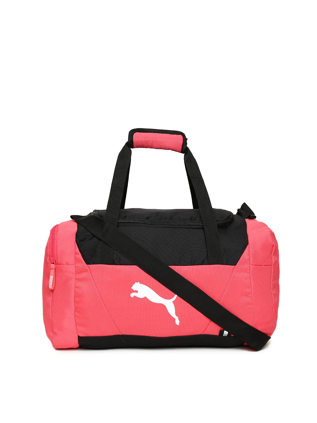 Buy Puma Unisex Pink & Black Fundamentals Sports Duffel Bag Duffel