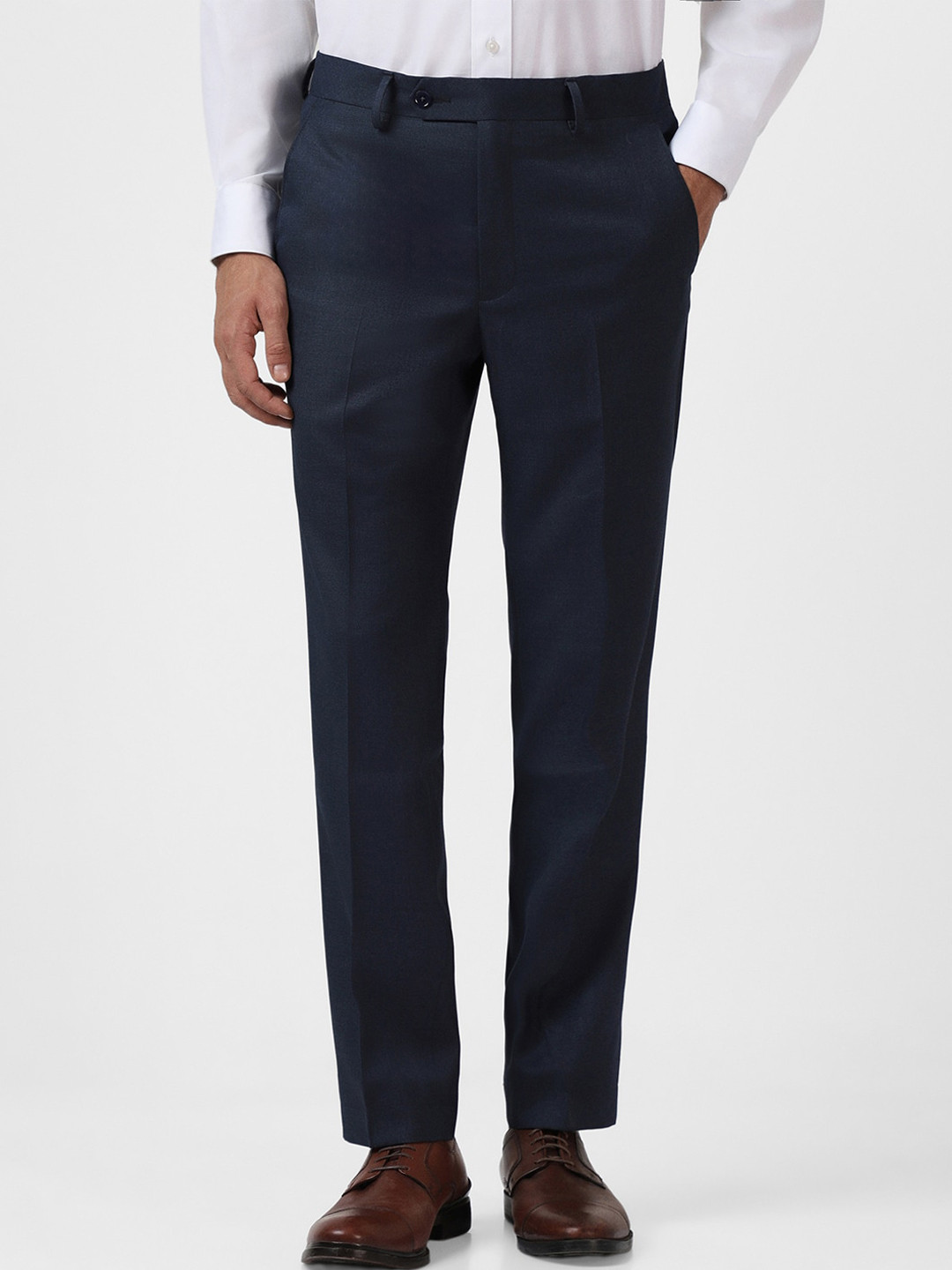 Buy Van Heusen Men Mid Rise Formal Trousers - Trousers for Men 24452910 ...