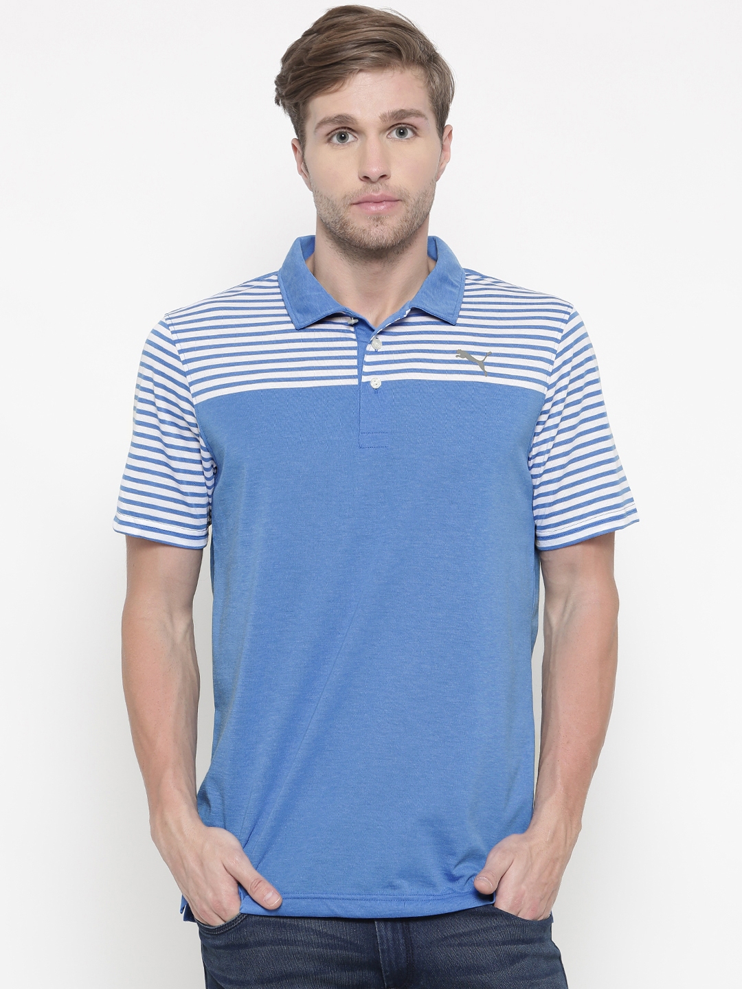 puma striped t shirt