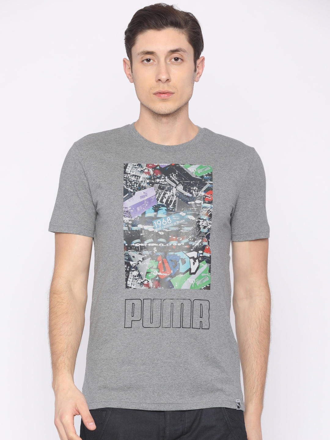 puma grey tshirt