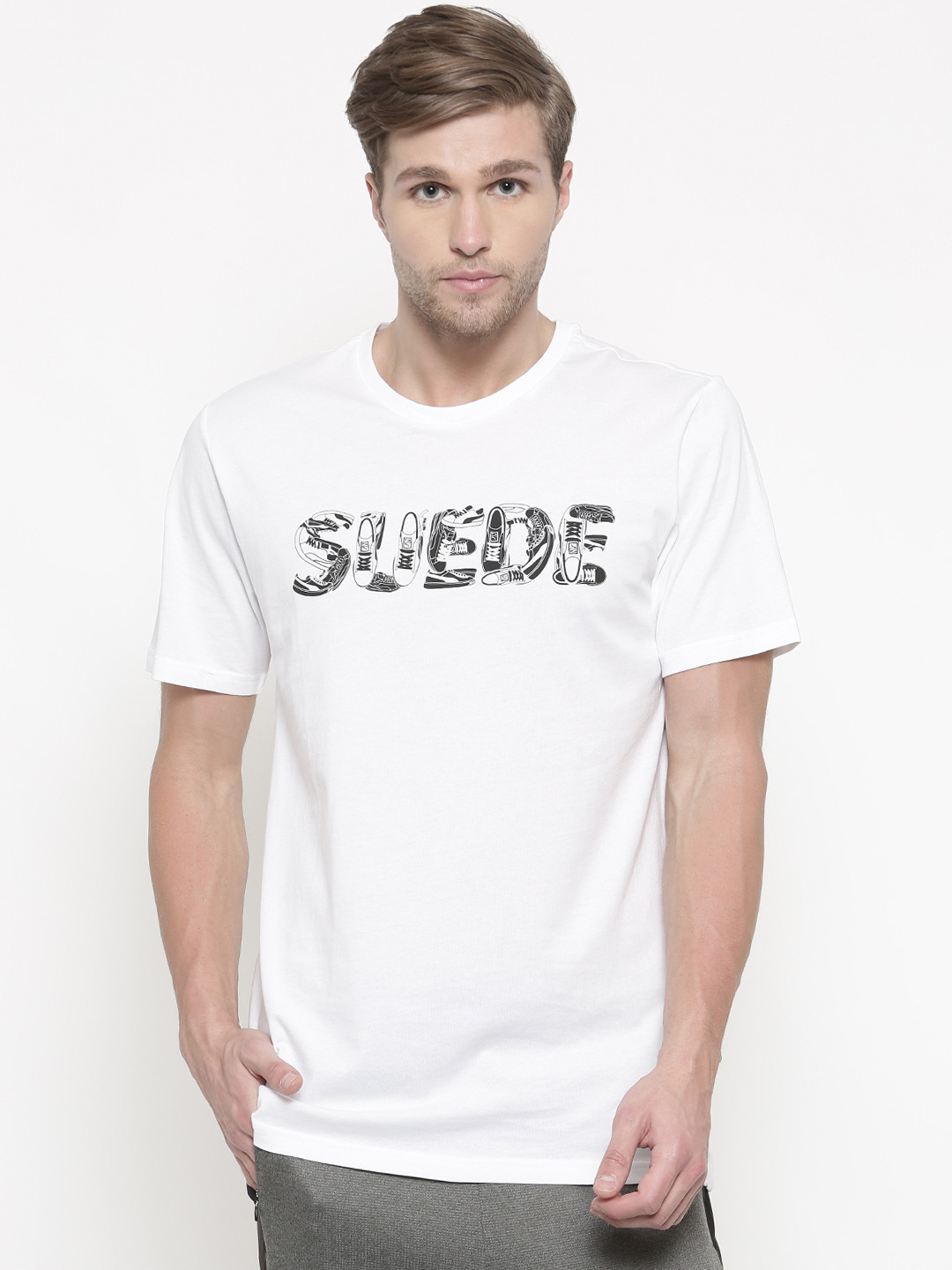 suede t shirt mens