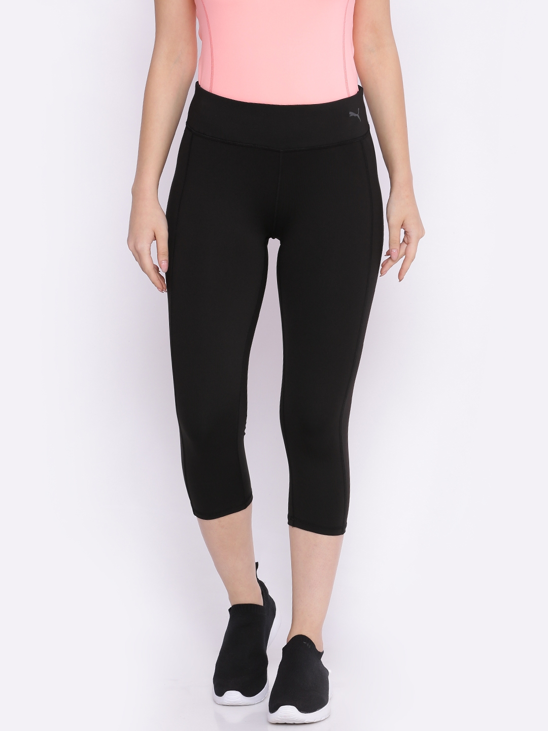 puma tights womens black