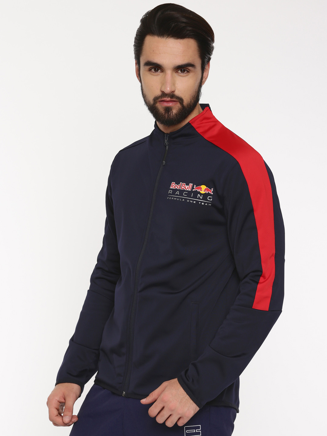 Buy PUMA Motorsport Men Navy Red Bull Racing T7 Track MSP Jacket