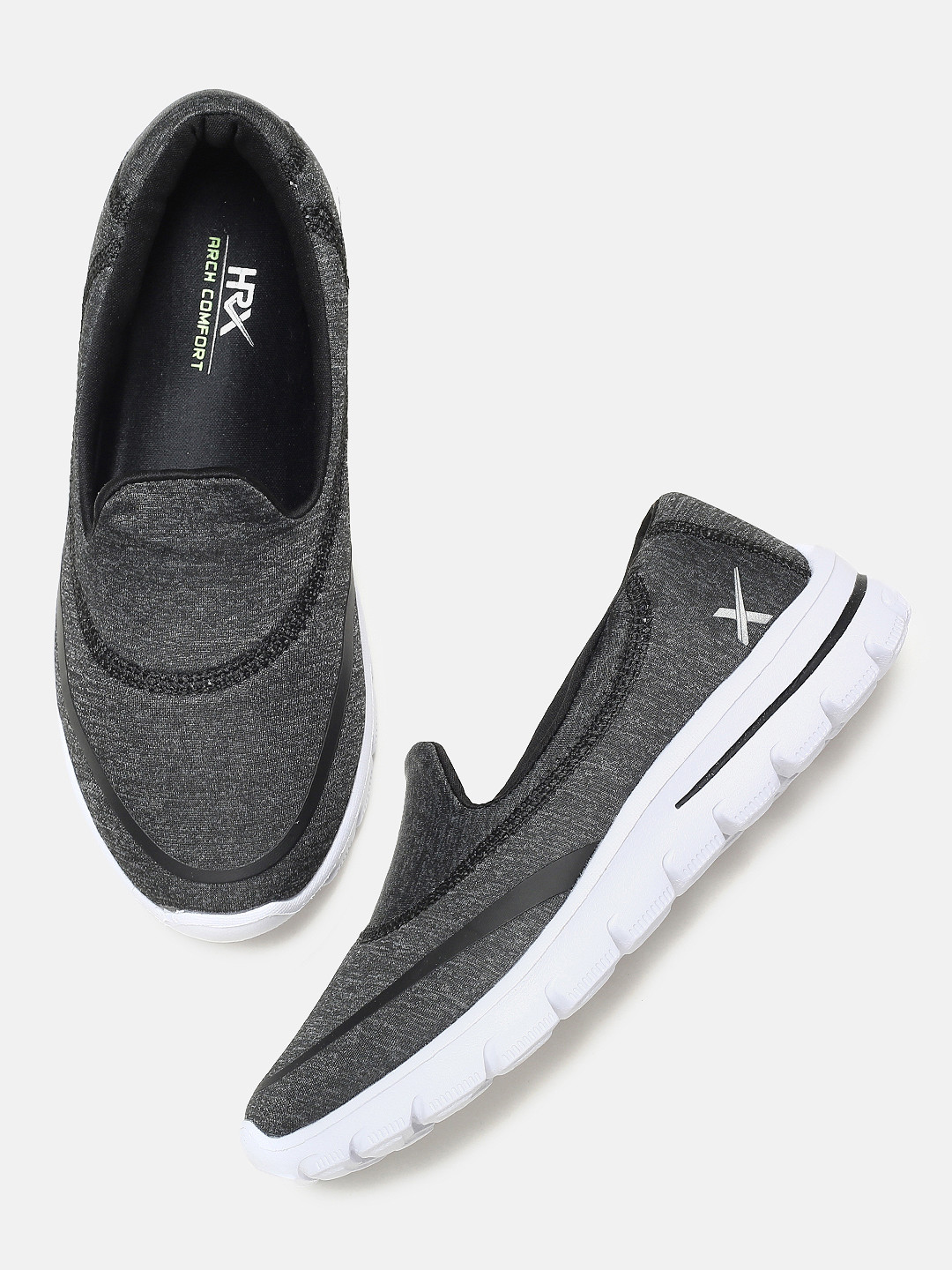 Buy HRX By Hrithik Roshan Women Grey Slip On Sneakers Casual Shoes