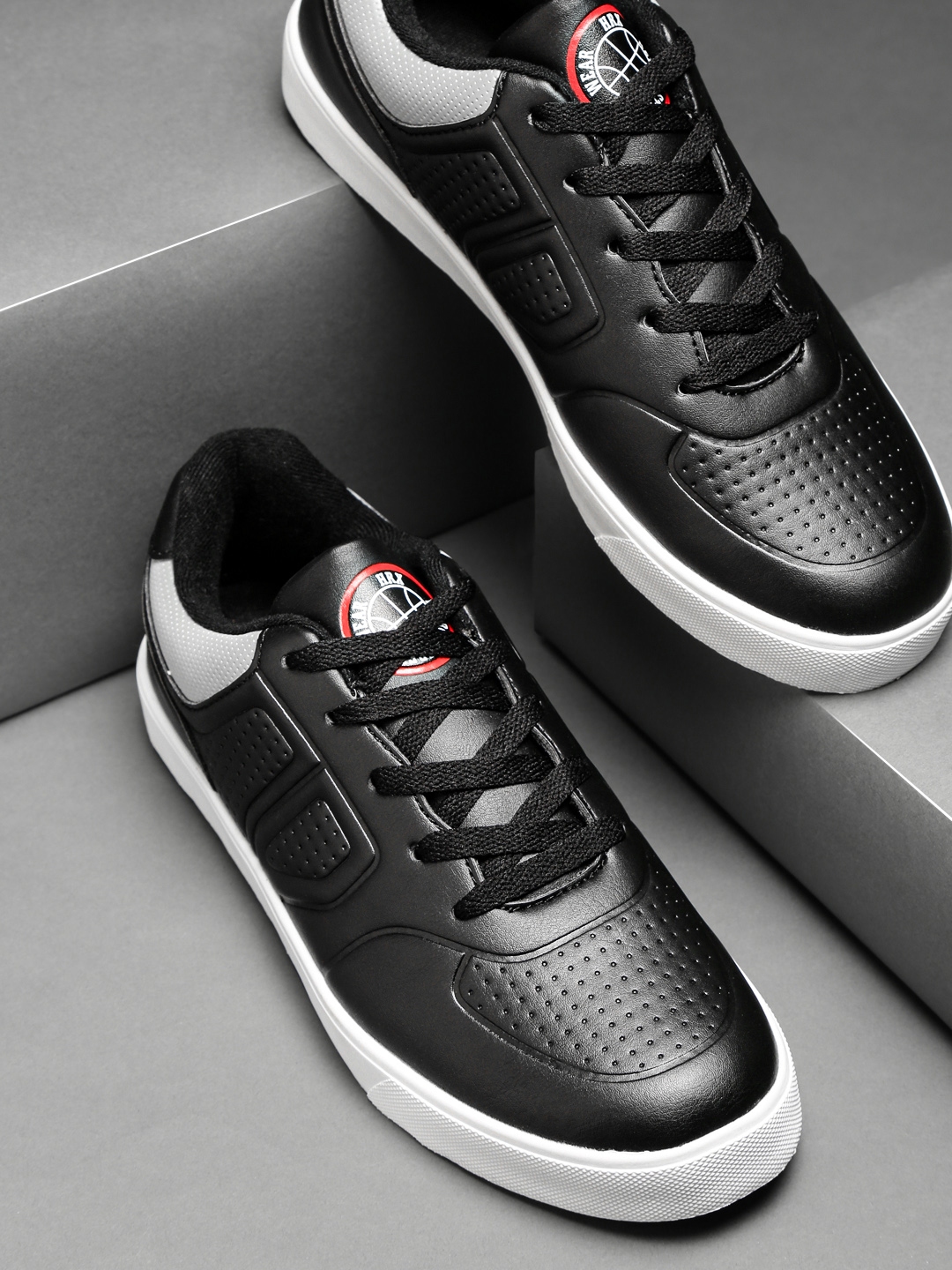 Hrx black discount casual shoes