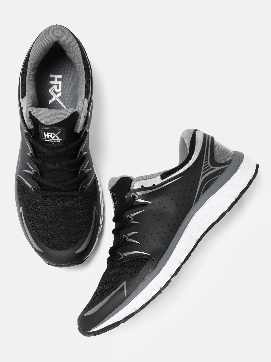 Buy HRX By Hrithik Roshan Men Black Street Run Running Shoes Sports
