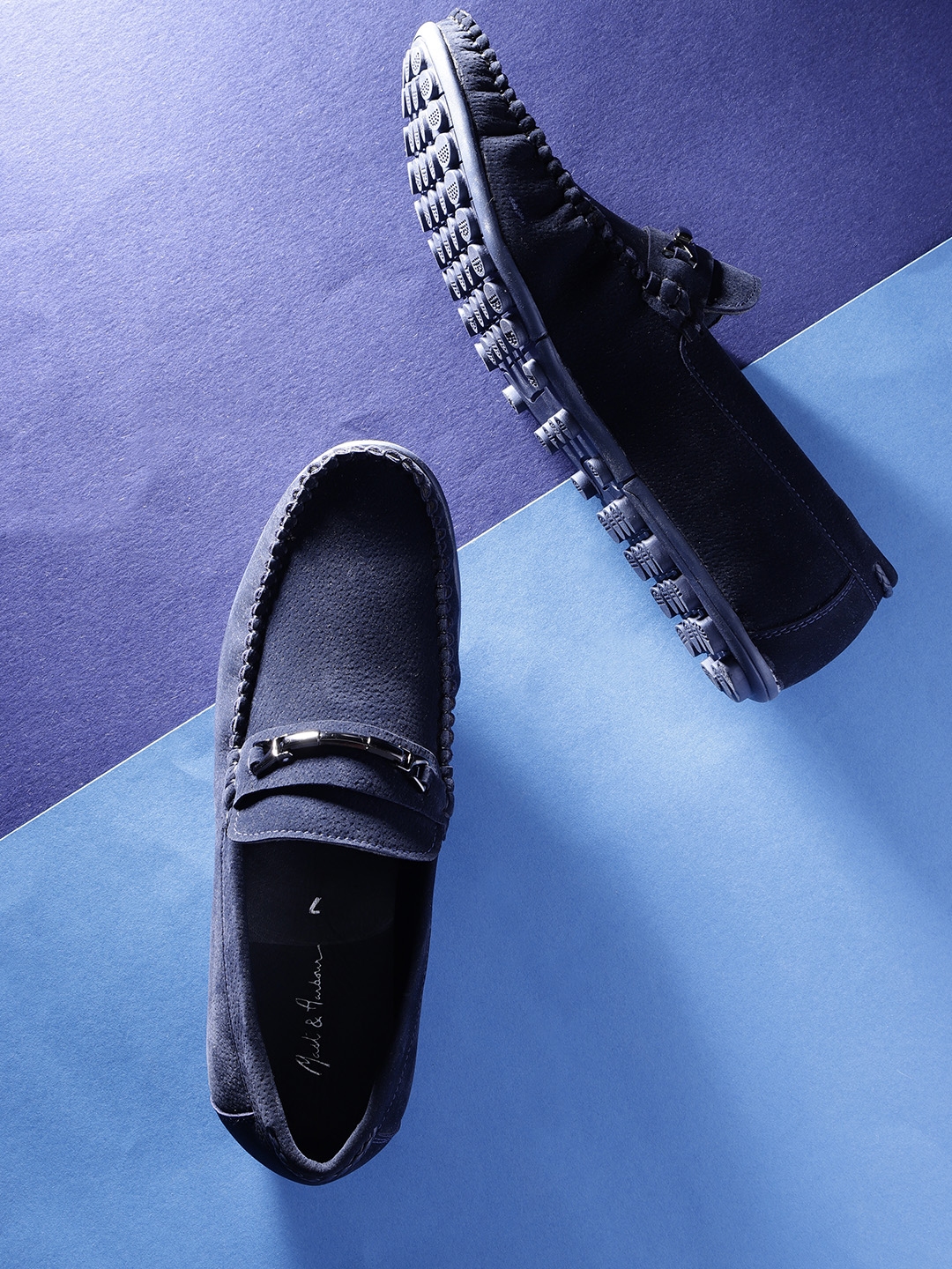 Buy Mast Harbour Men Navy Blue Loafers Casual Shoes for Men 2446640