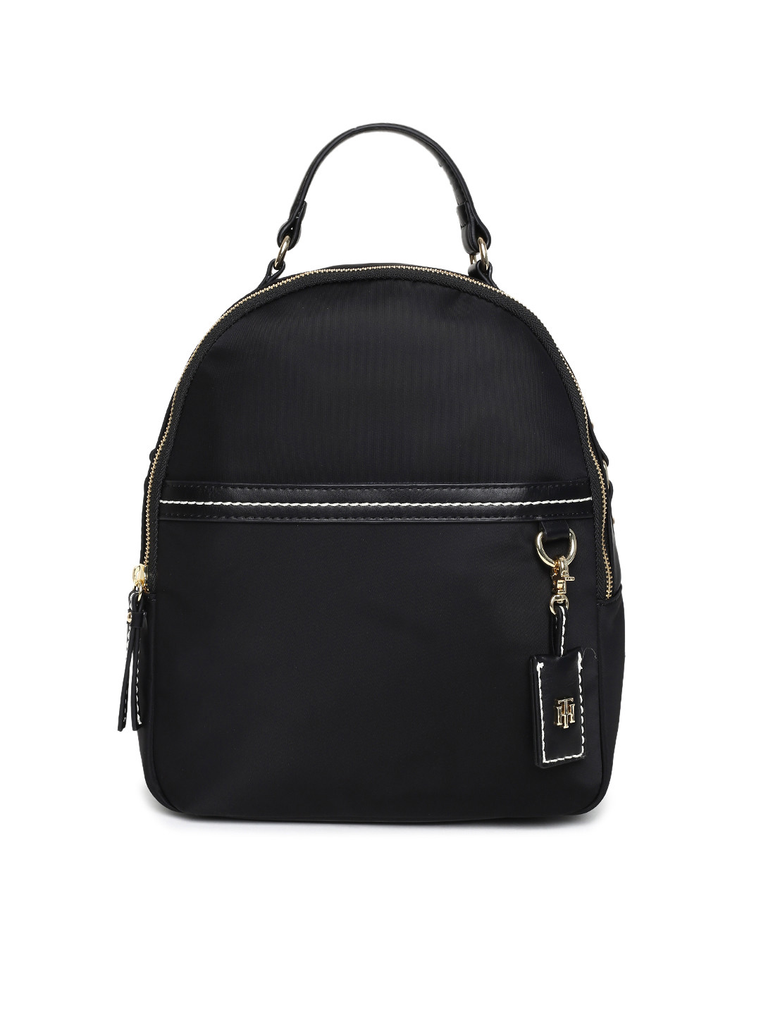 Buy Tommy Hilfiger Women Black Solid Backpack Backpacks for Women