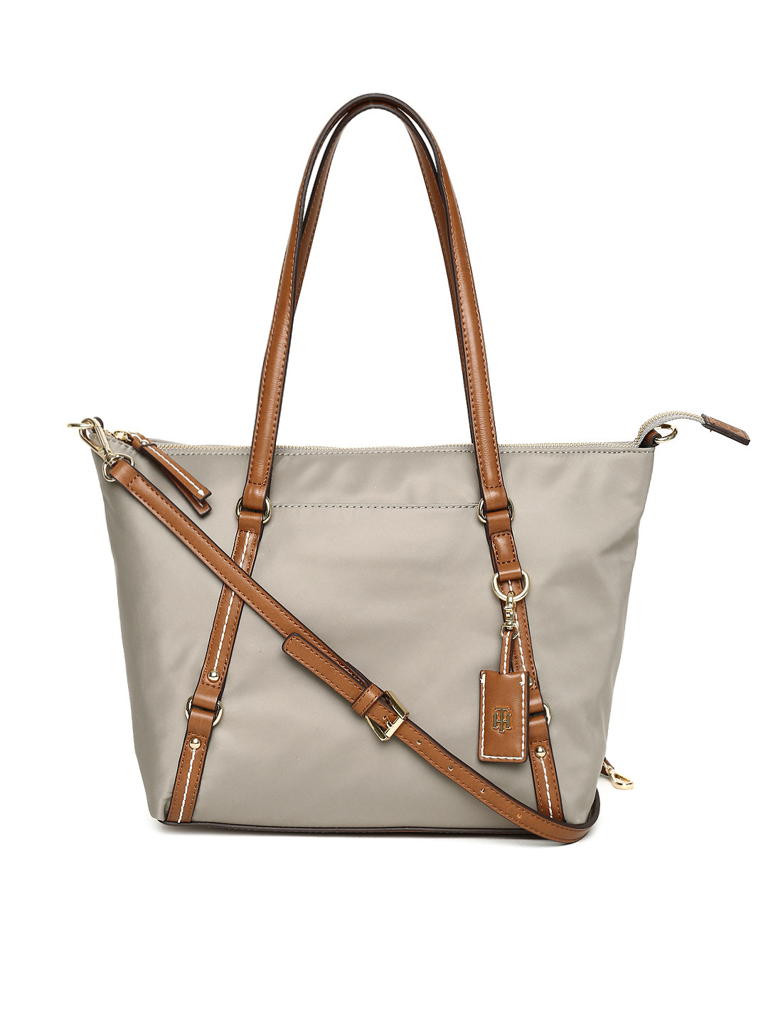 Buy Tommy Hilfiger Women Beige Solid Tote Bag Handbags for Women