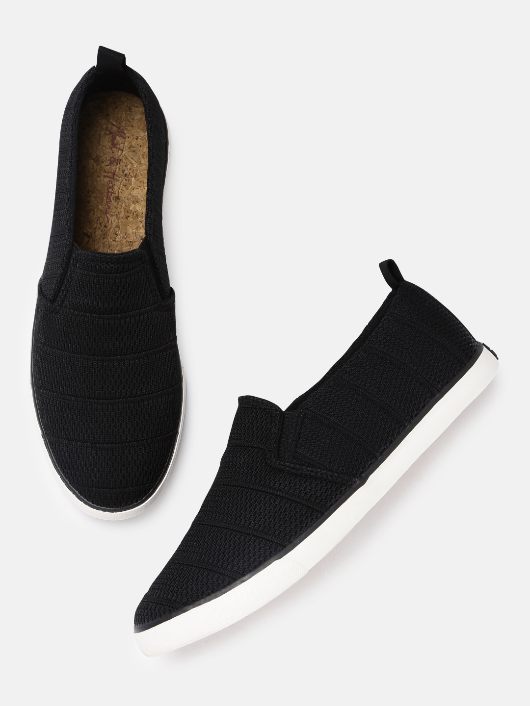 mast and harbour black sneakers