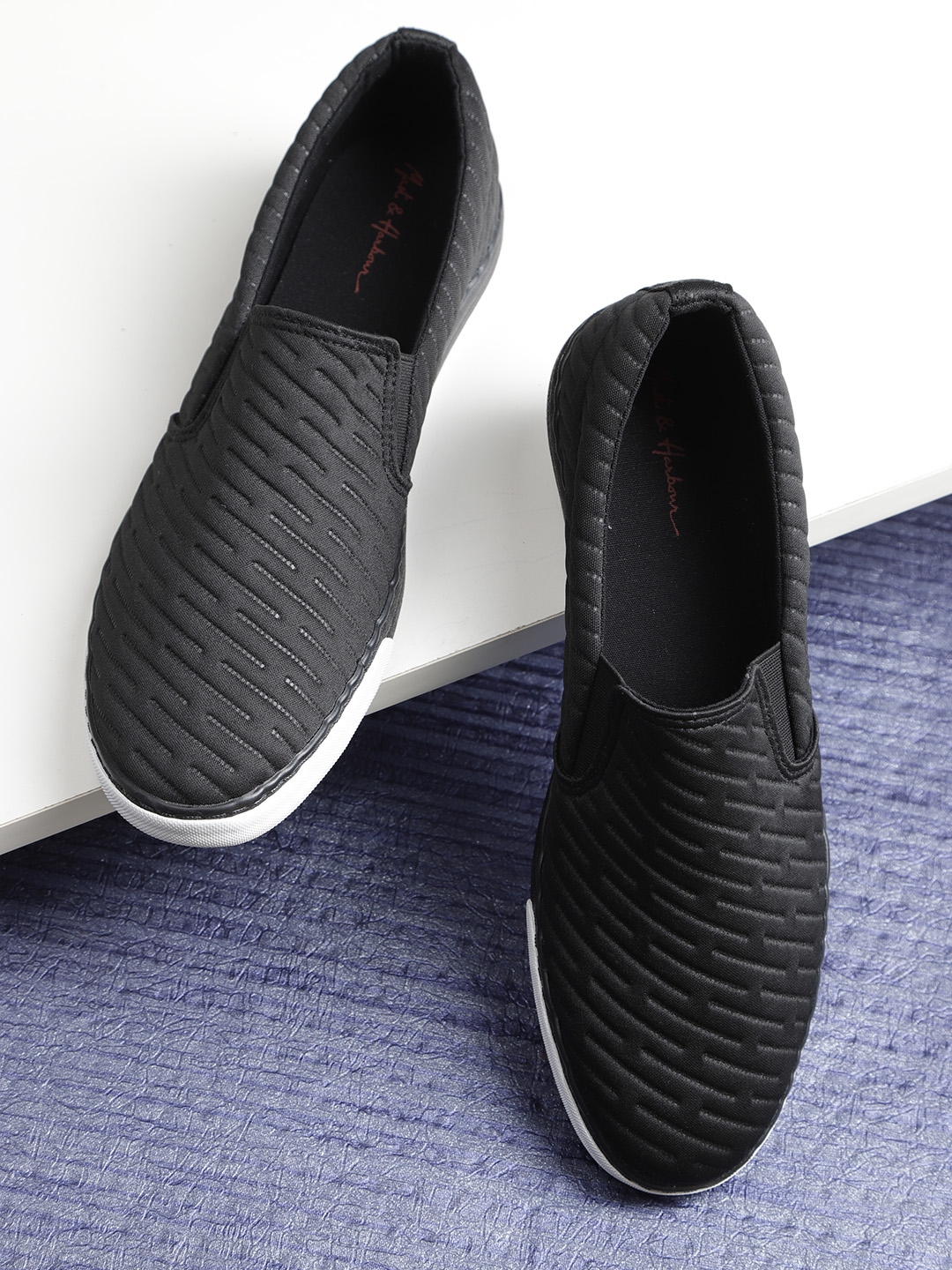 mast and harbour black sneakers