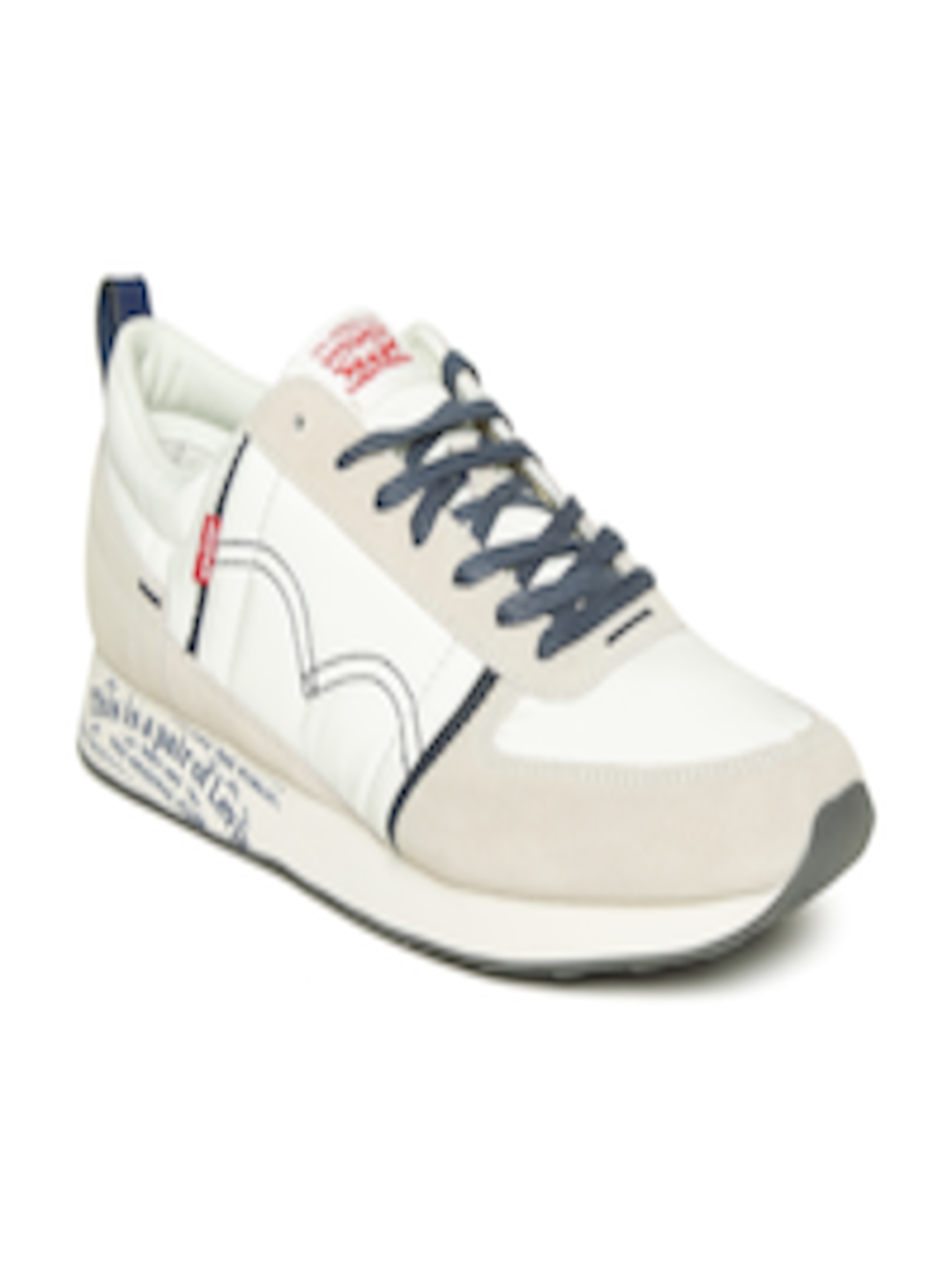 Buy Levis Men Off White & Beige Sneakers - Casual Shoes for Men 2447476 | Myntra