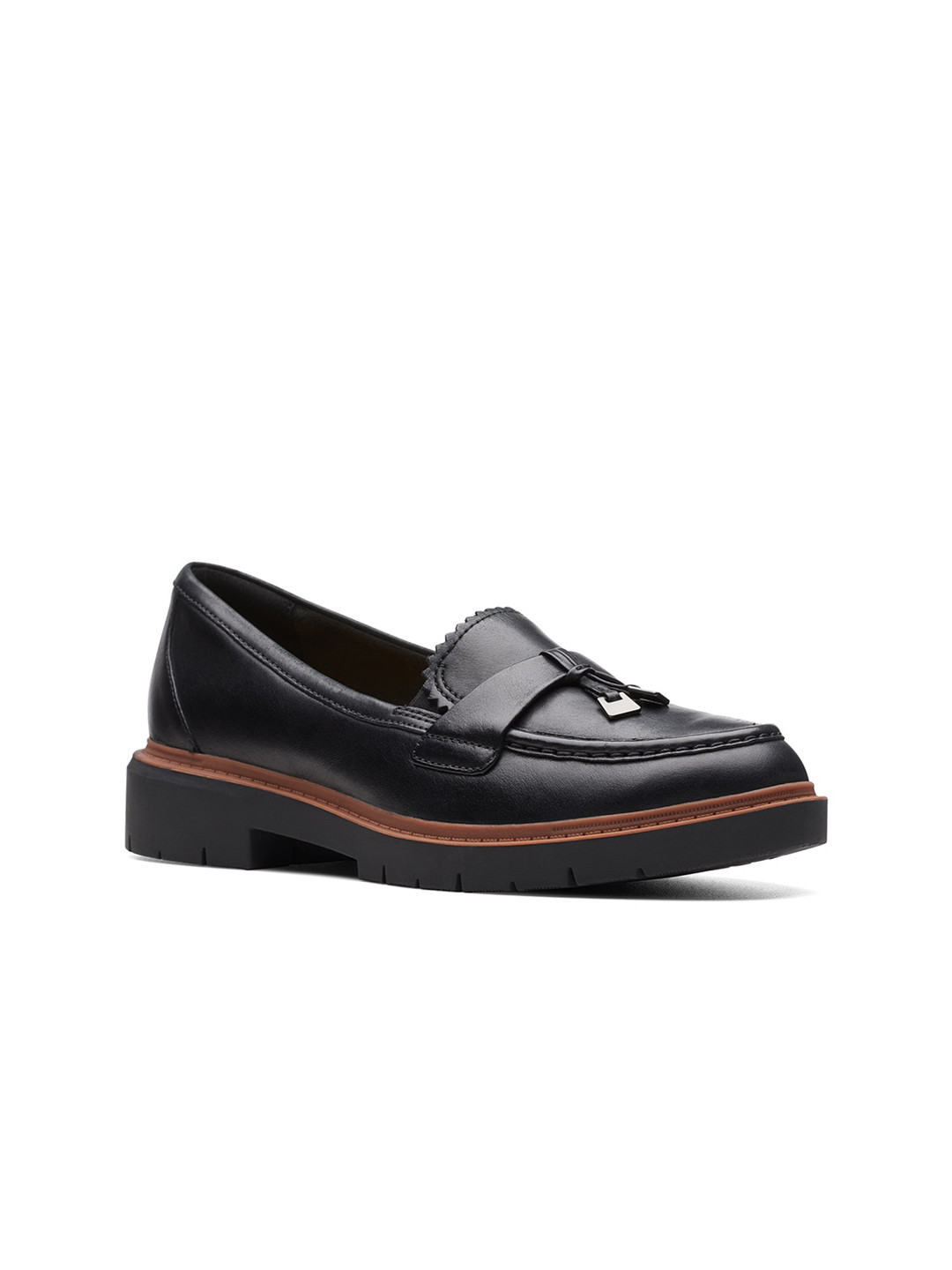 clarks ladies slip on trainers