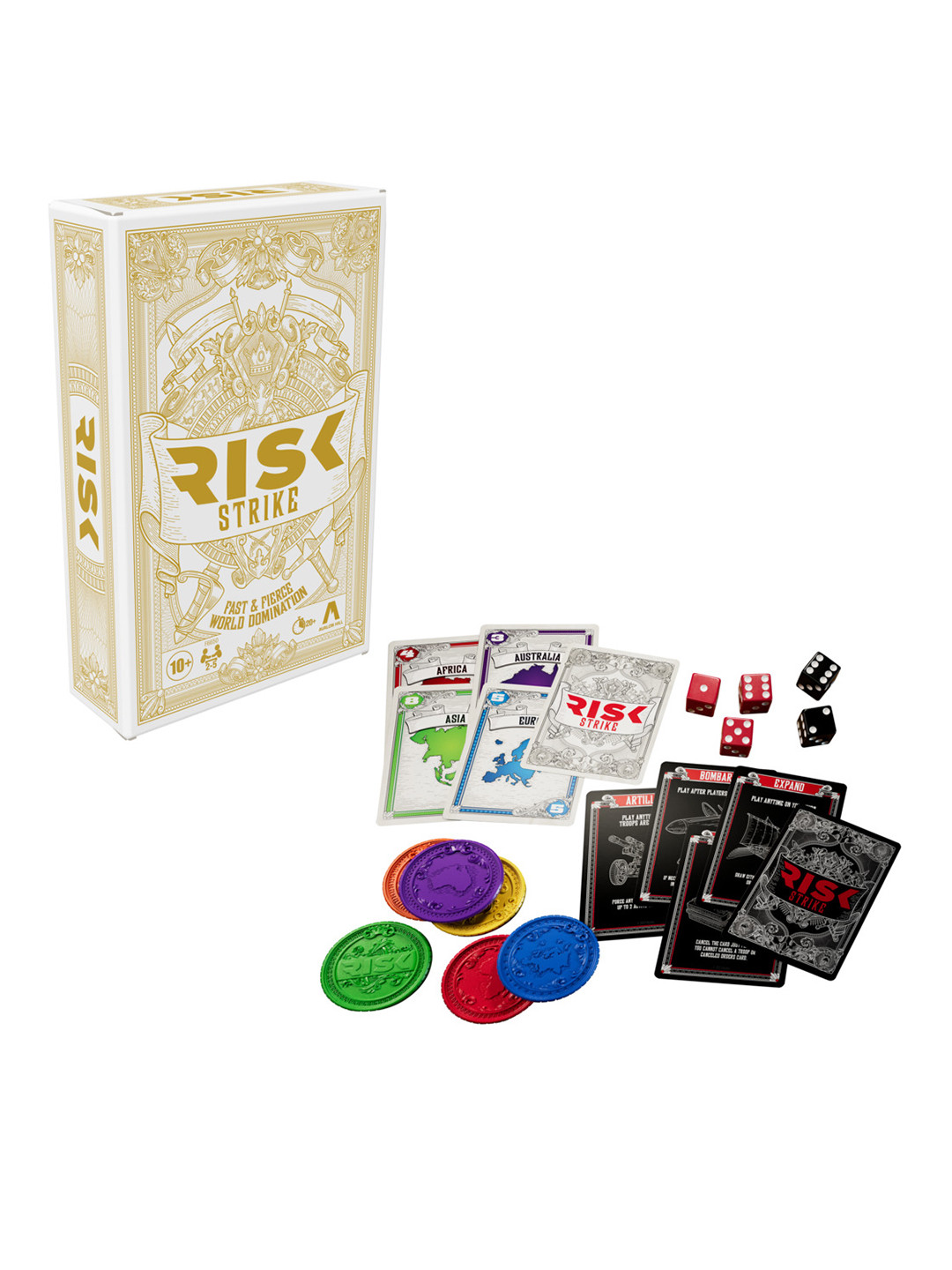 Buy Hasbro Gaming Risk Strike Cards And Dice Quick Playing Strategy ...
