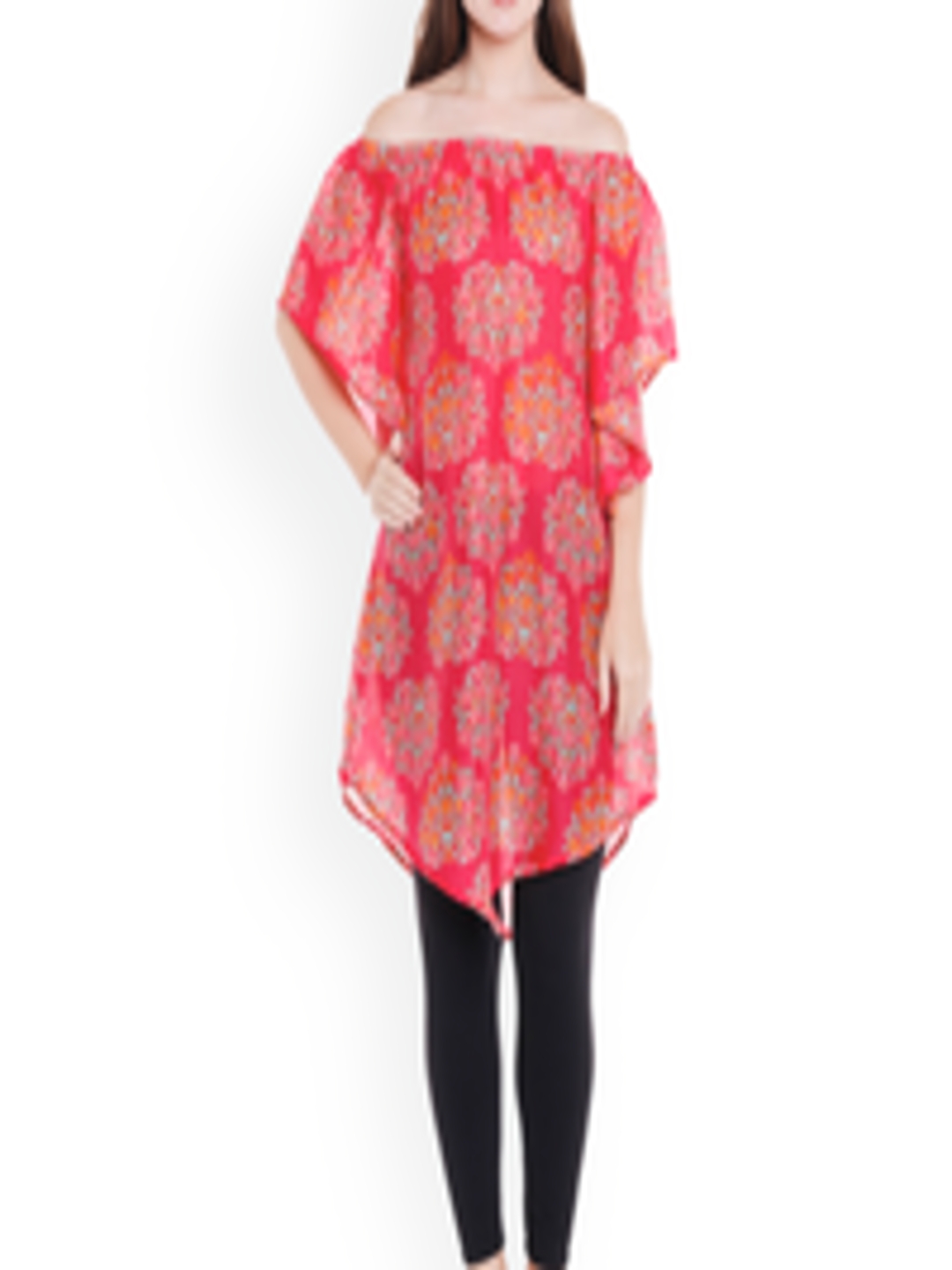 Buy Globus Pink Printed Tunic - Tunics for Women 2449635 | Myntra