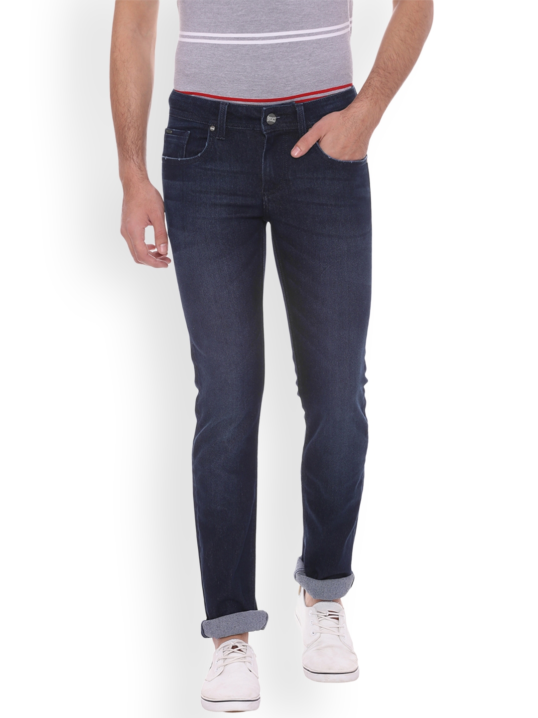 navy blue jeans men