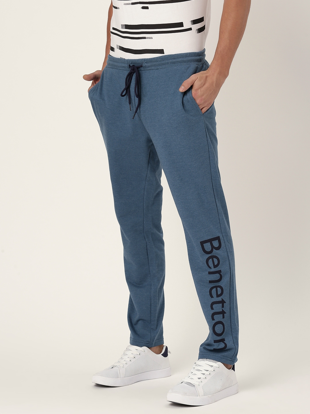 benetton track pants