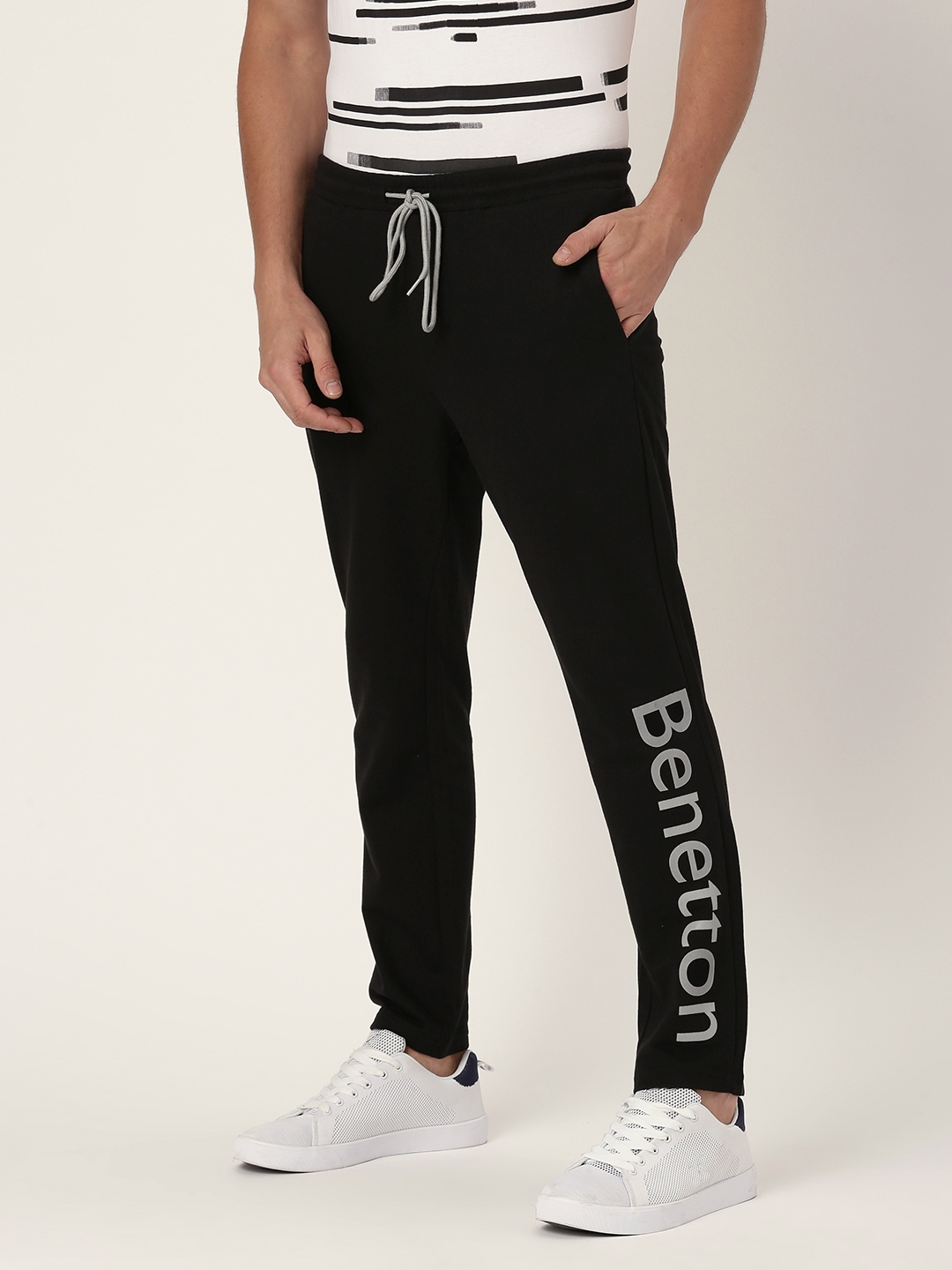 benetton track pants