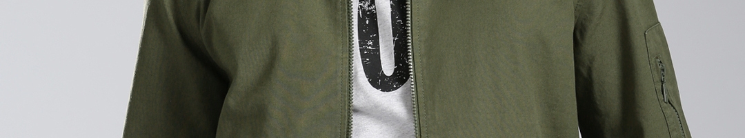 Buy Levis Men Green Solid Bomber - Jackets for Men 2451956 | Myntra