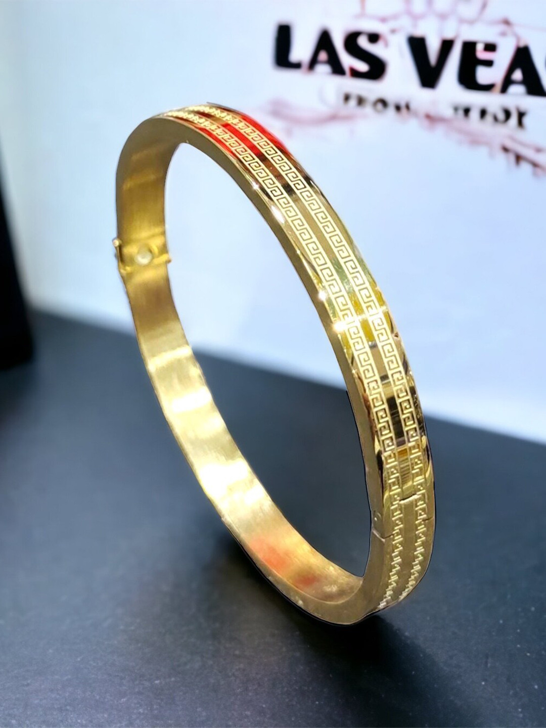 Buy MYKI Gold Plated Kada Bracelet Bracelet for Women 24526110 Myntra