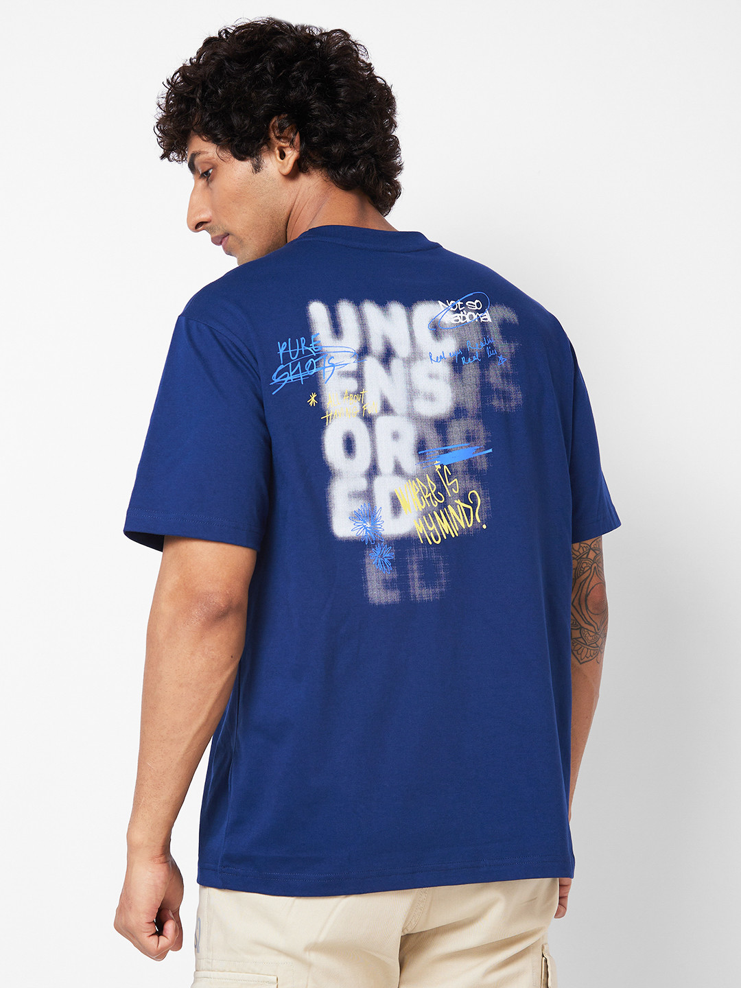 SPYKAR Typography Printed Sweatshirt