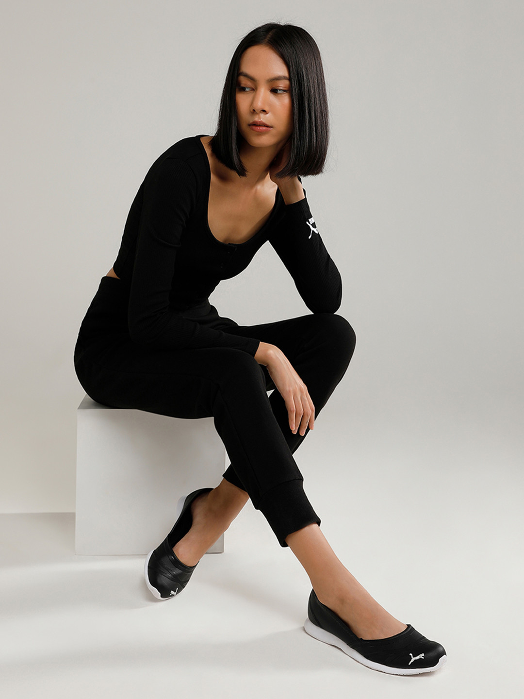 puma vega ballet flats