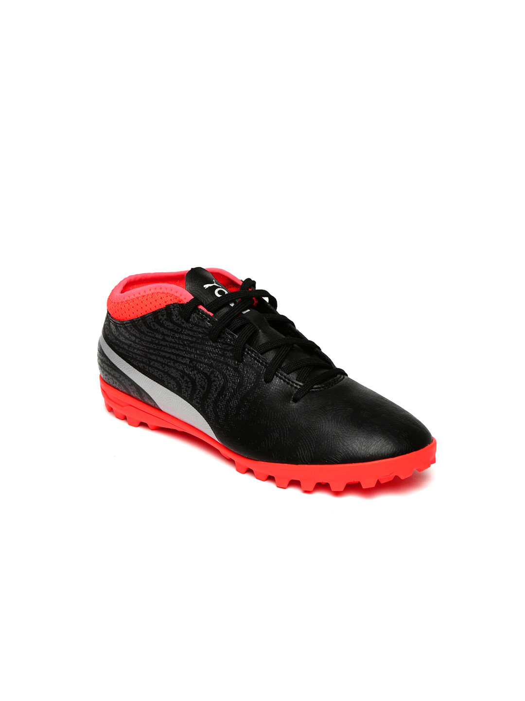 Buy Puma Boys Black ONE 18.4 TT Junior Football Shoes - Sports Shoes ...