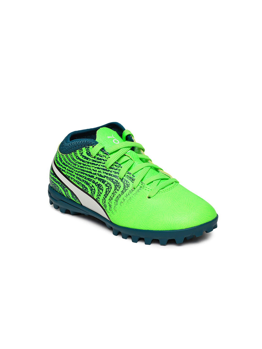 Buy Puma Boys Fluorescent Green PUMA ONE 18.4 TT Jr ...