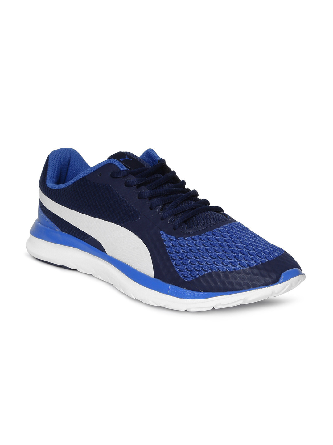 puma men blue running shoes