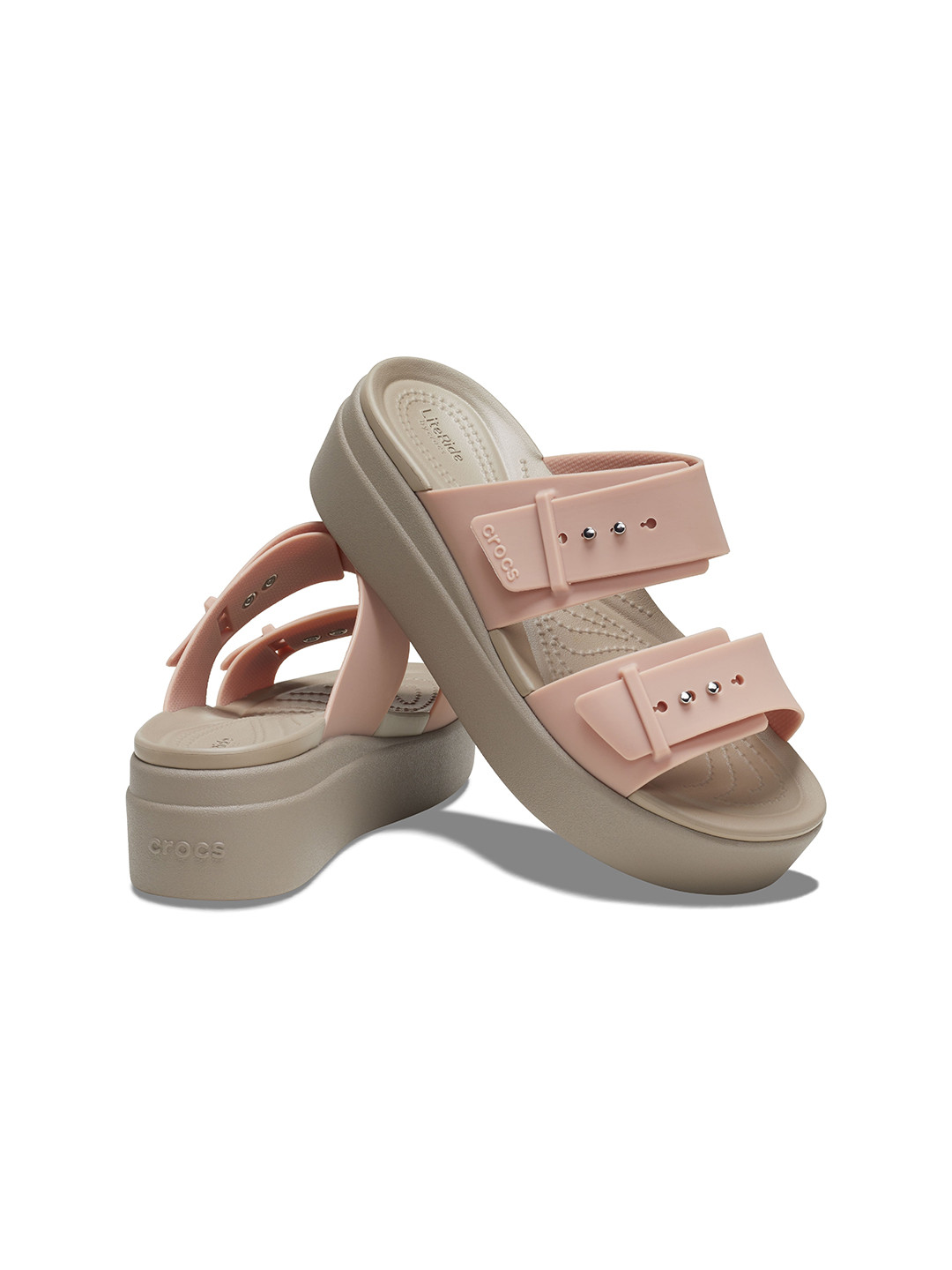 crocs peach color