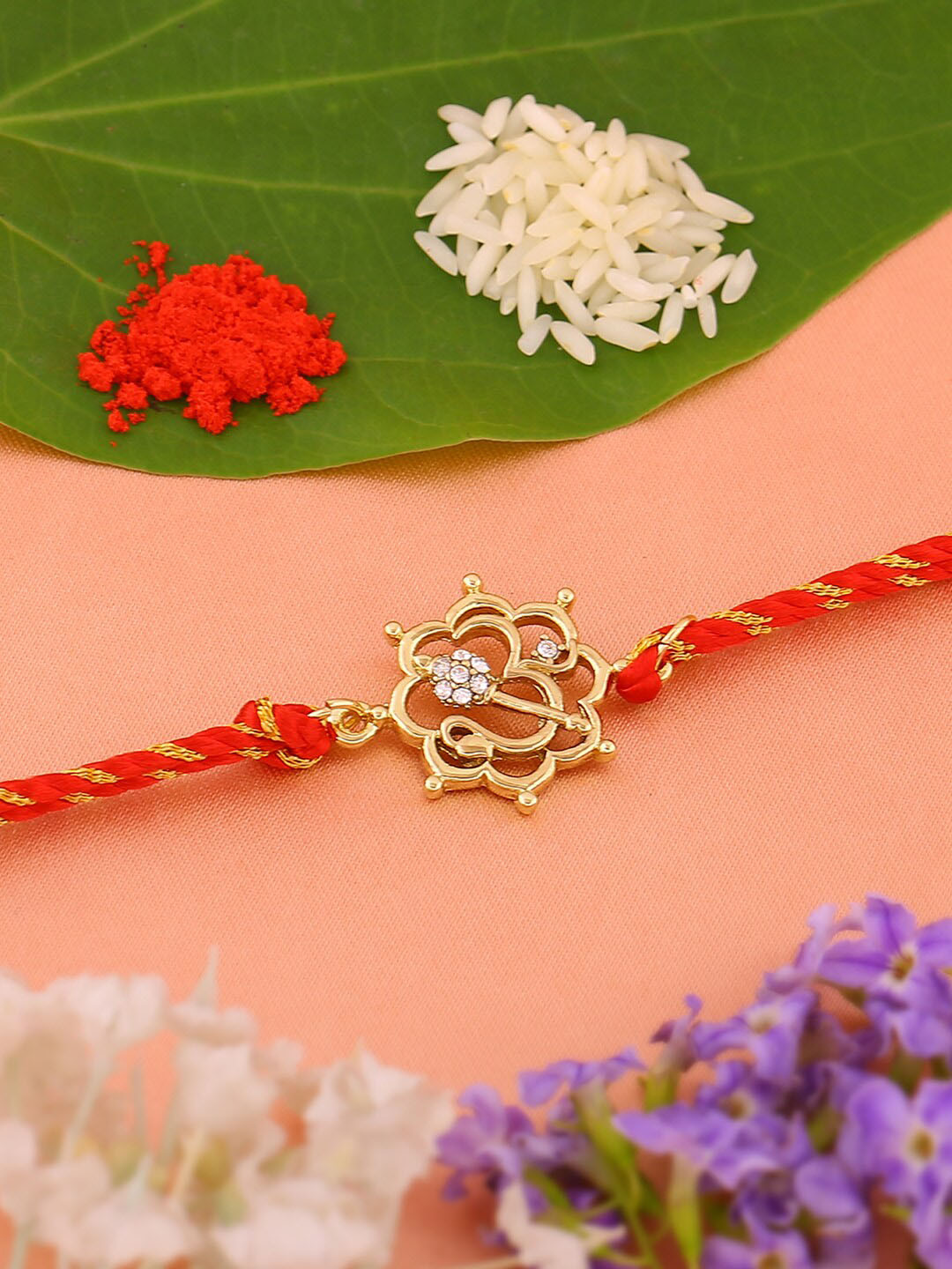 Gold Rakhi Models Buy Estele Gold Plated Crystal Studded Rakhi - Rakhi for Unisex ...