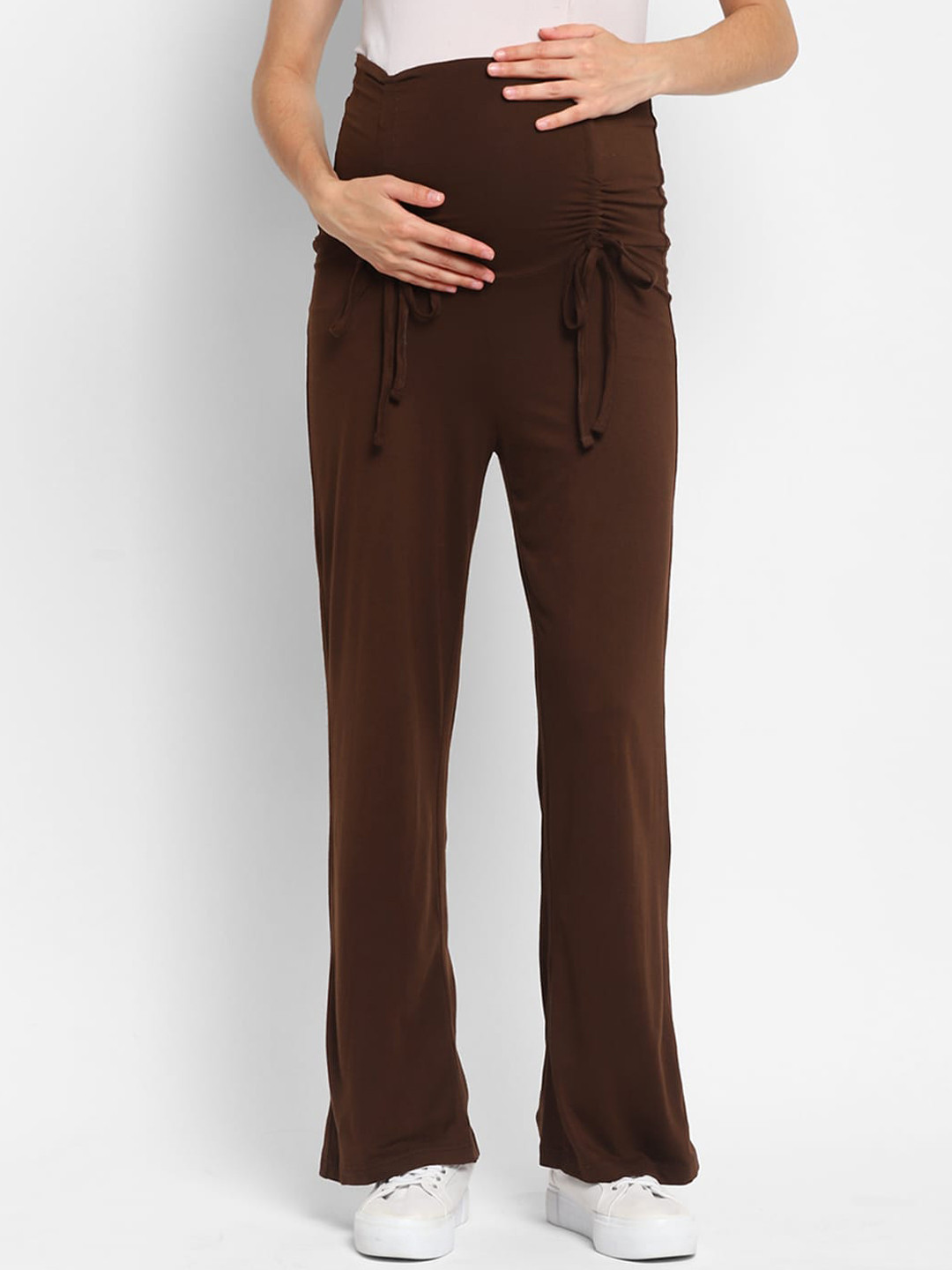 Buy Momsoon Maternity Relaxed Fit High Rise Maternity Track Pant
