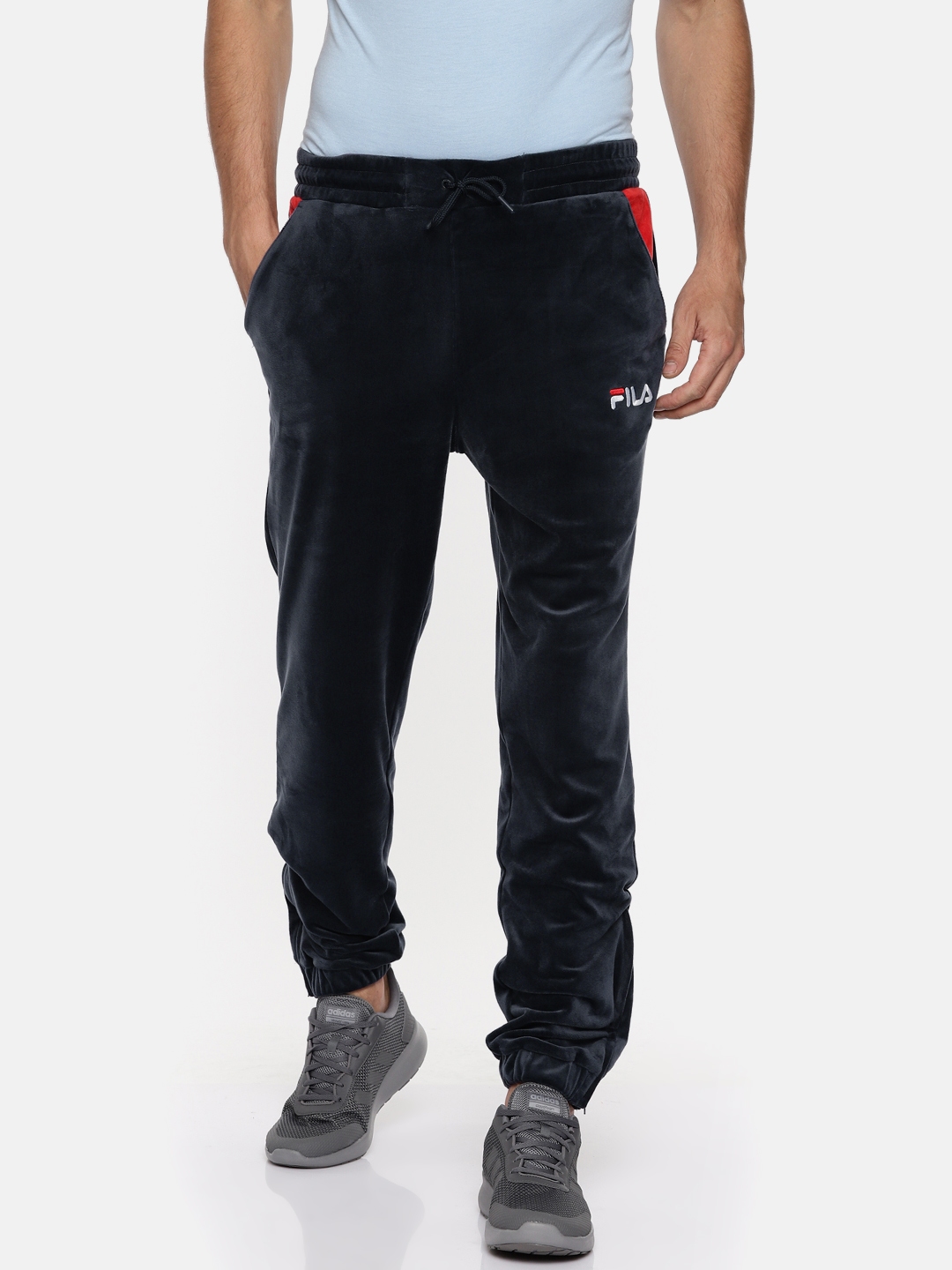 fila navy joggers